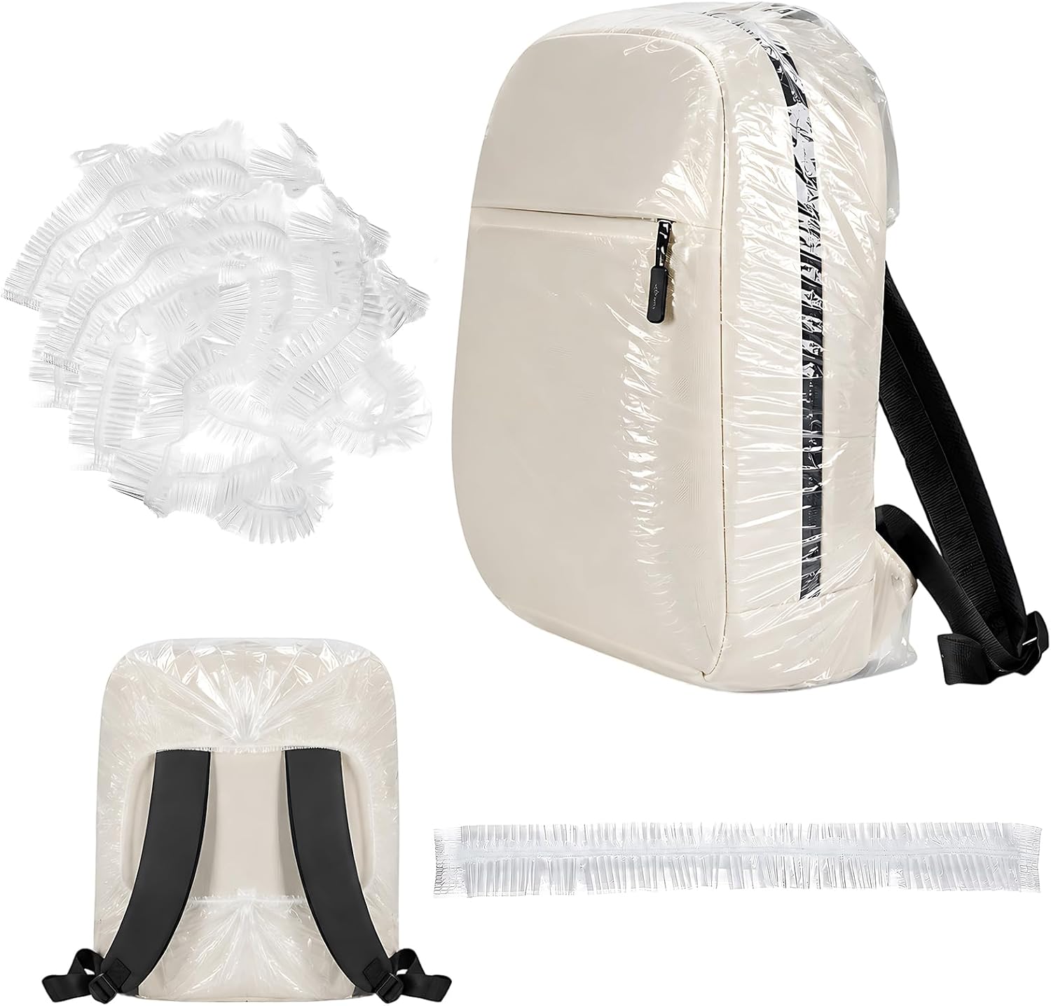 10PCS Backpack Rain Cover, Rain Cover for Backpack, Cover for Outdoor Activities, Universal Fit for Various Sizes