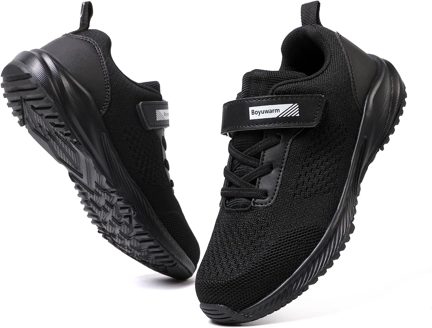 Kids Athletic Tennis Shoes, Lightweight Running Sneakers, Non-Slip Sport Shoes, Boys Girls