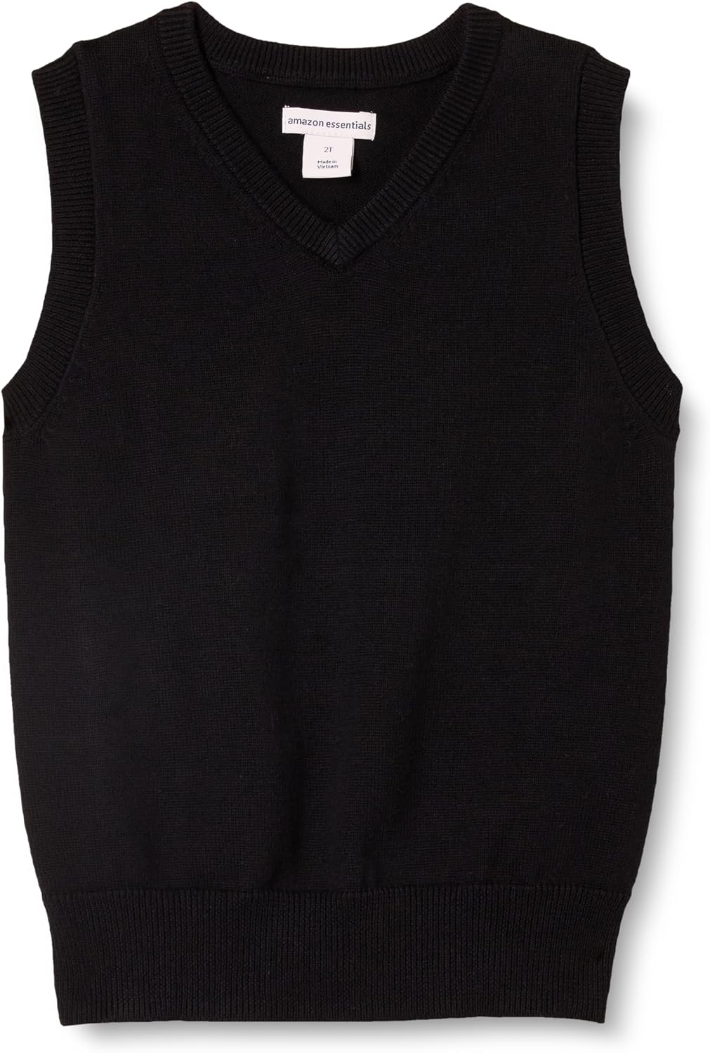 Amazon Essentials Boys and Toddlers’ School Uniform Cotton V-Neck Sweater Vest