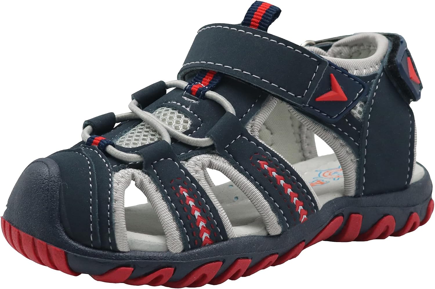 Apakowa Kid’s Boy’s Girl’s Soft Sole Close Toe Sport Beach Sandals (Toddler/Little Kid)