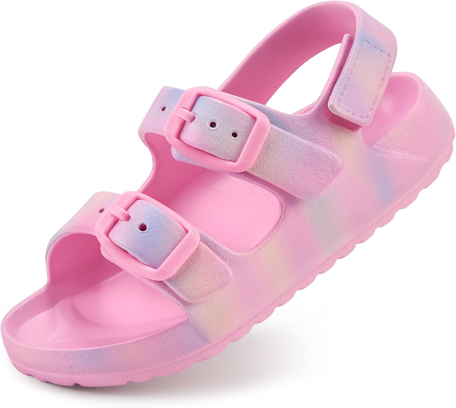 Stelle Toddler Girls Sandals for Boys Adjustable Buckle Open Toe Sandal Lightweight Casual Summer Shoes for Little/Big Kids