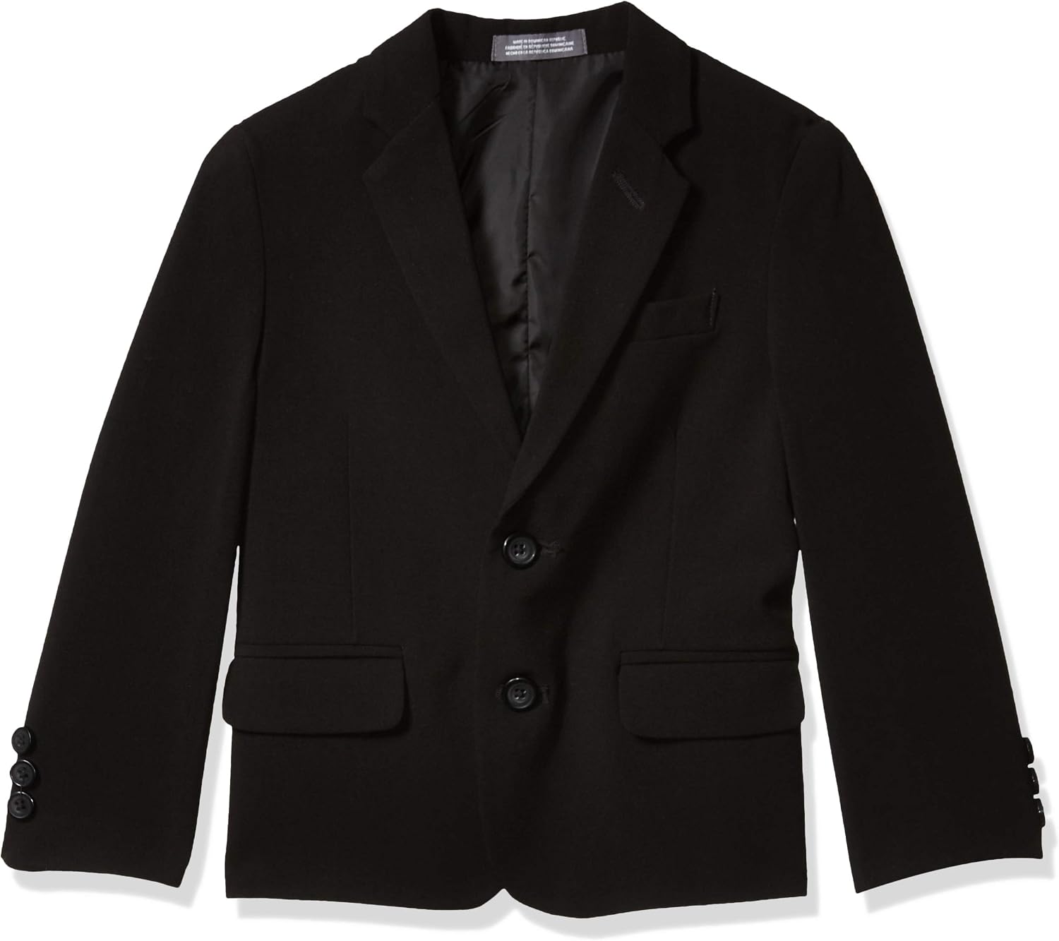 Van Heusen Boys’ Adaptive Flex Stretch Suit Jacket, Faux Buttons & Velcro Closure