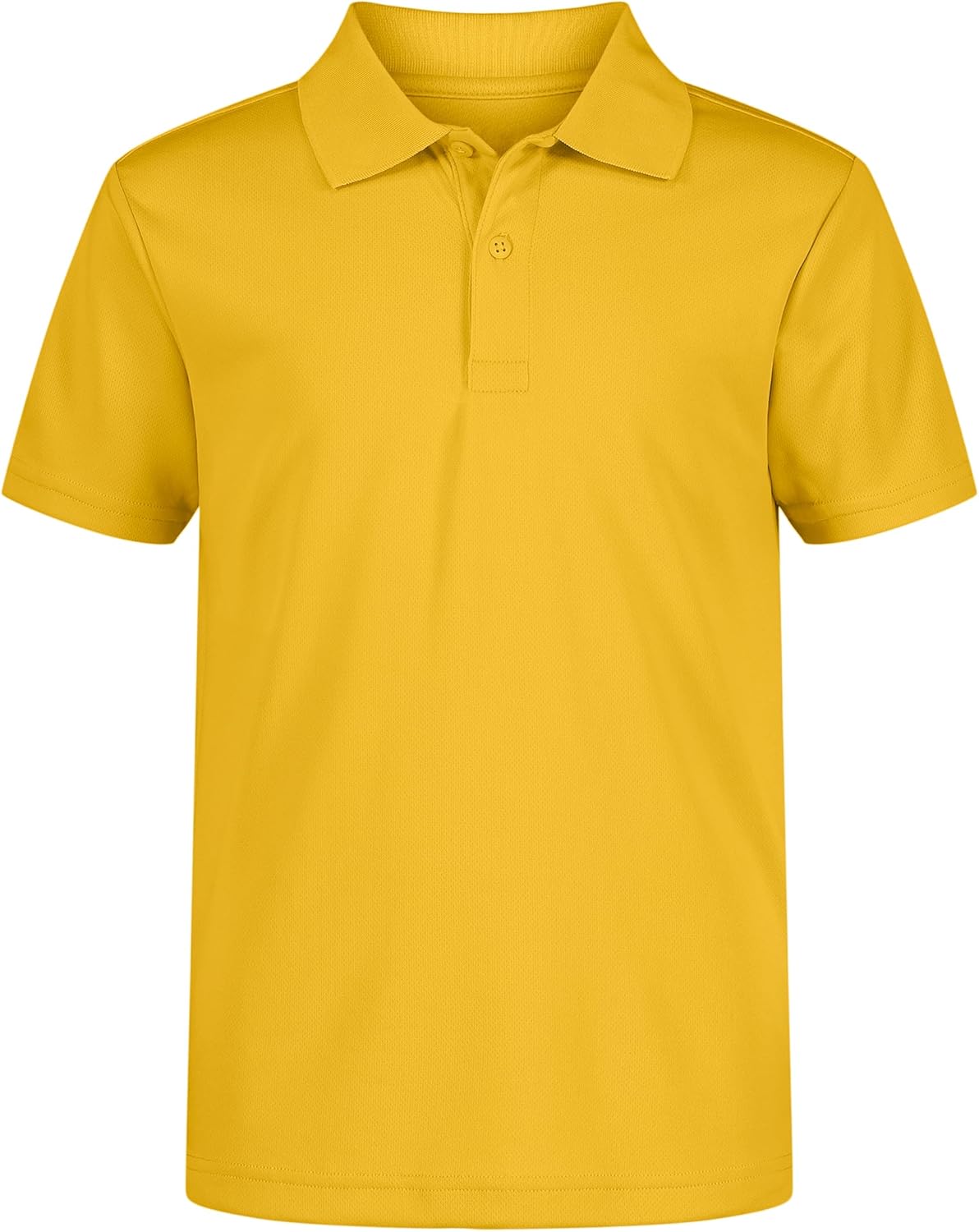 Nautica Boys’ School Uniform Short Sleeve Polo Shirt, Button Closure, Moisture Wicking Performance Material