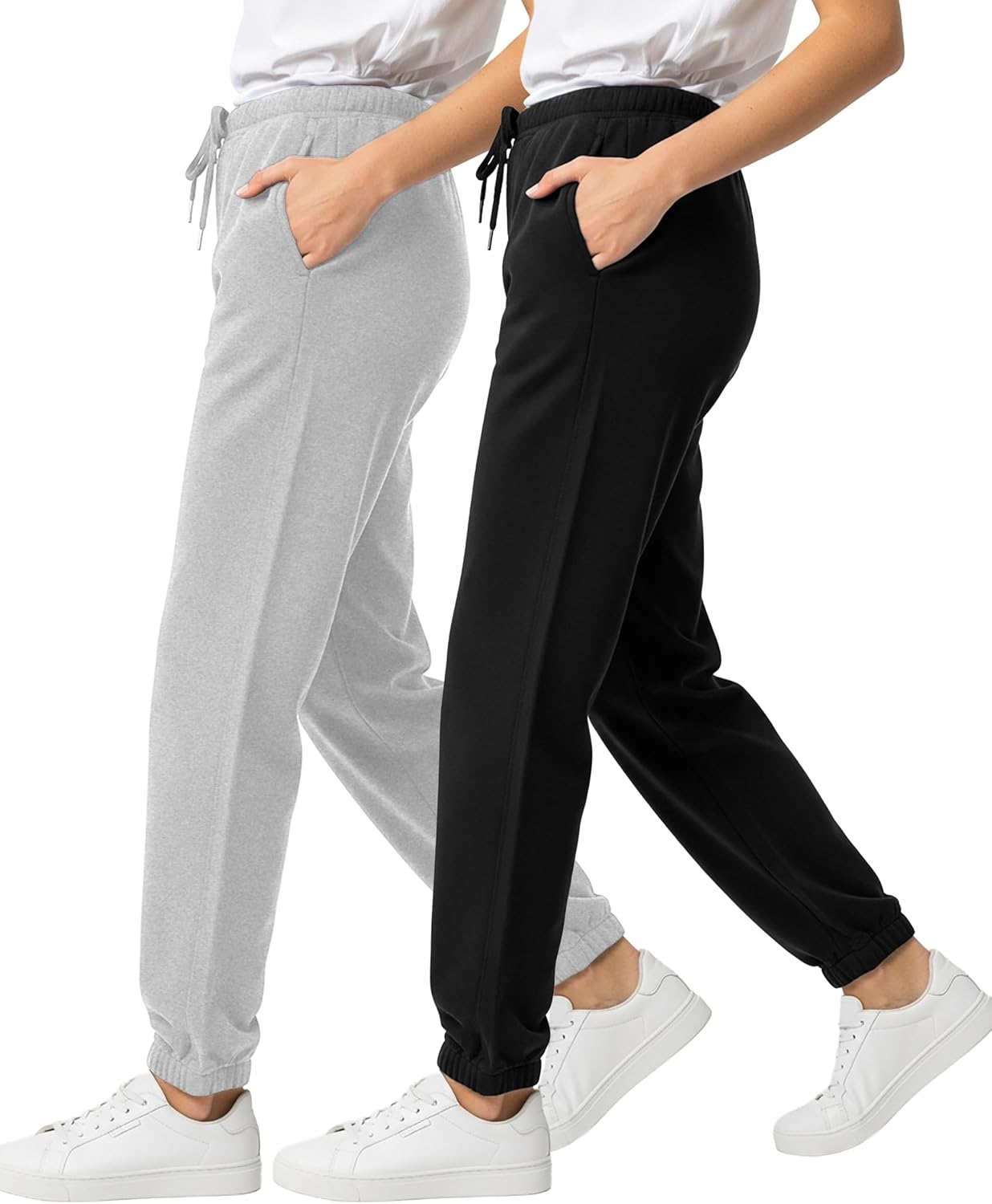 Andrew Scott Girls’ Sweatpants | Active Fleece Jogger Pants | Multi Pack & Colors | Drawstring & Pockets