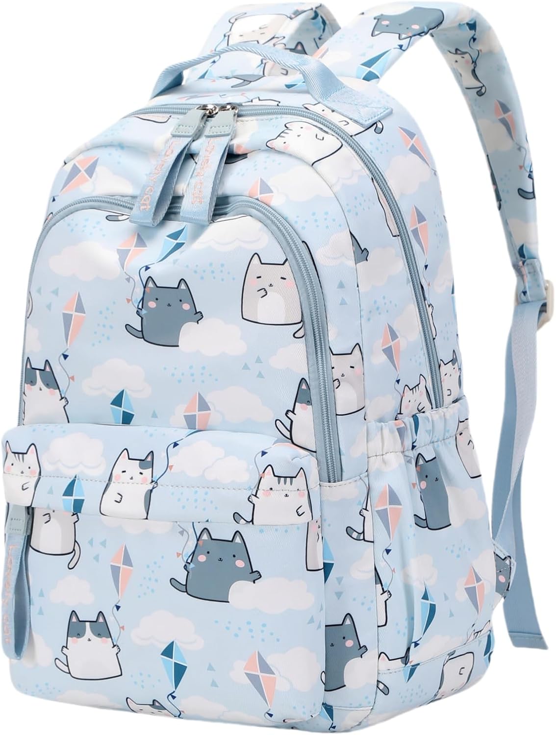 Mfikaryi Backpacks for Girls Cute Cat Backpack Elementary School Backpack Students Bookbag for Girls | Students Bookbag