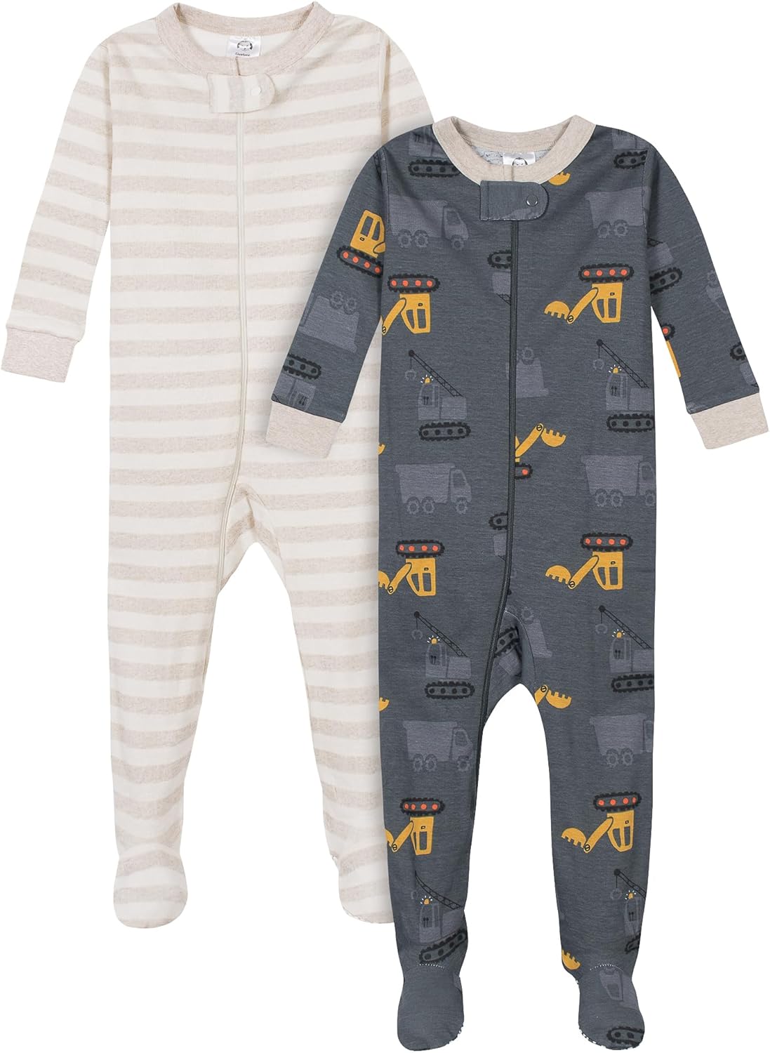 Gerber Baby-Boys 2-Pack Footed Pajamas