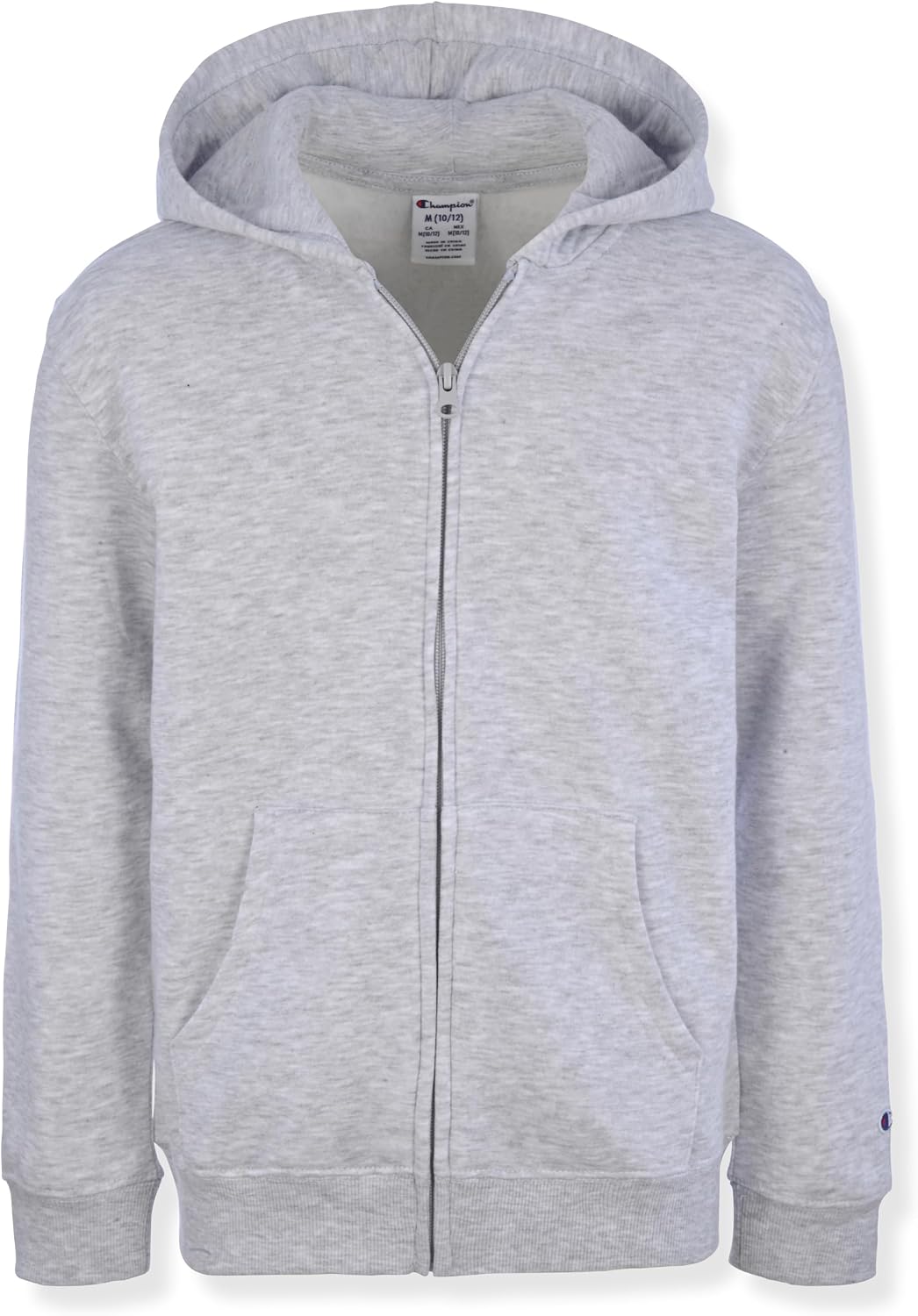 Champion Boys Zip Front Fleece Hoodie Sweatshirt for Kids