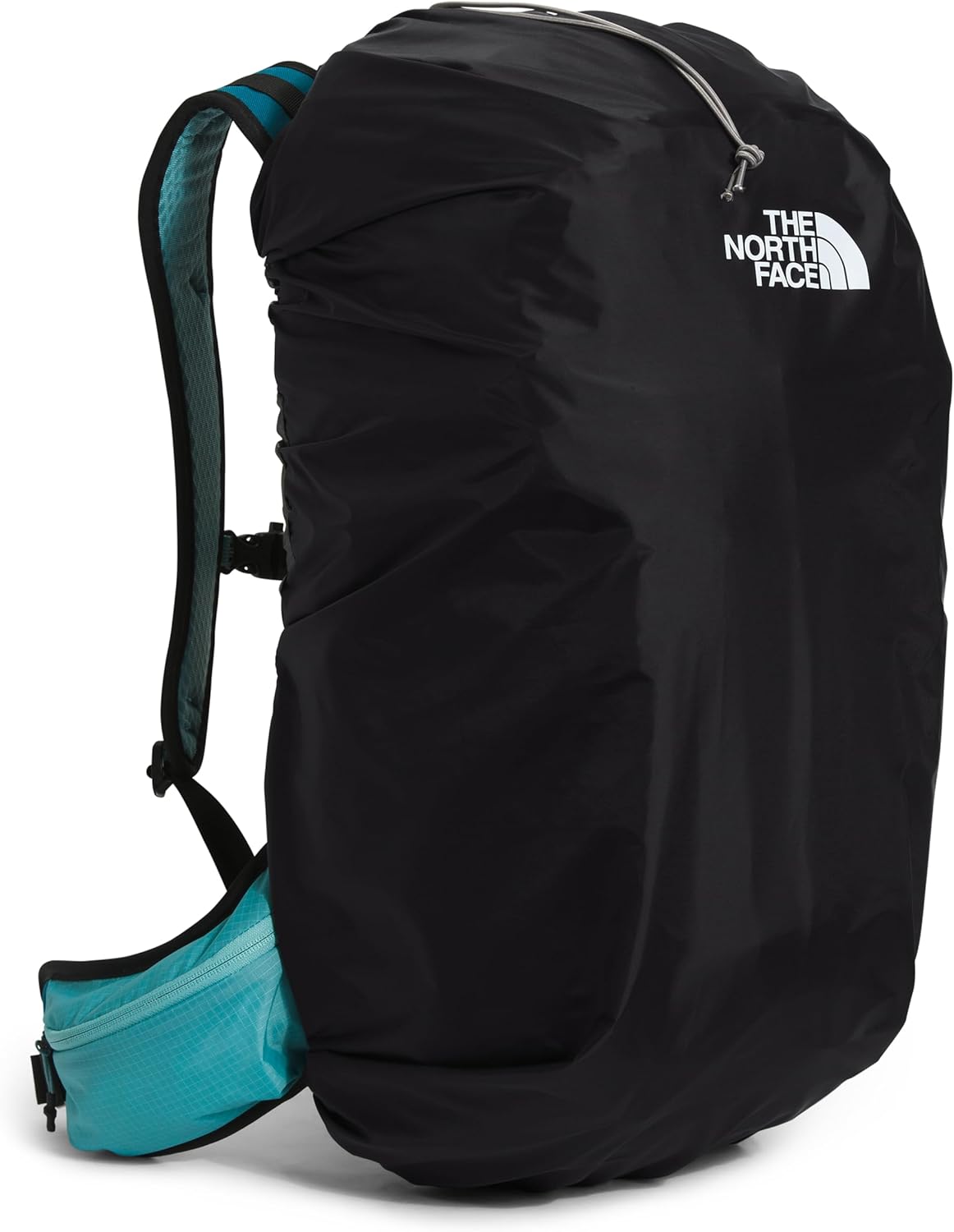 The North Face Fully Waterproof Hiking Backpack Rain Cover – Lightweight & Packable, Elastic Closure, Drain Hole, TNF Black-NPF, X-Large