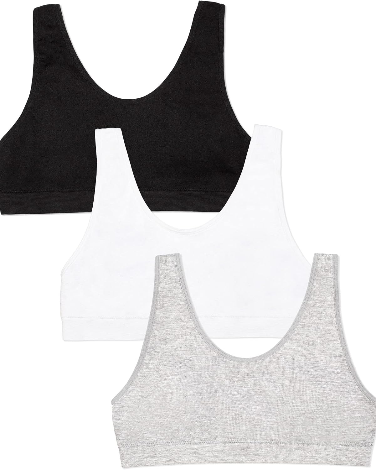 Fruit of the Loom Girls’ Seamless Stretch Sports Bra