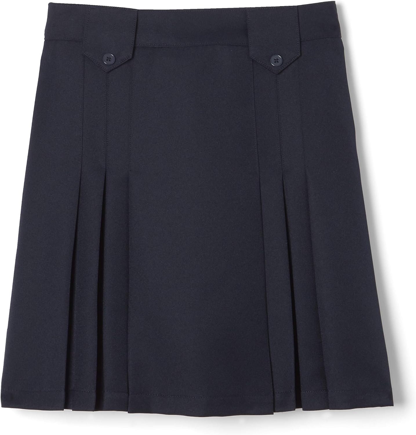 French Toast Big Girls’ Front Pleated Skirt with Tabs