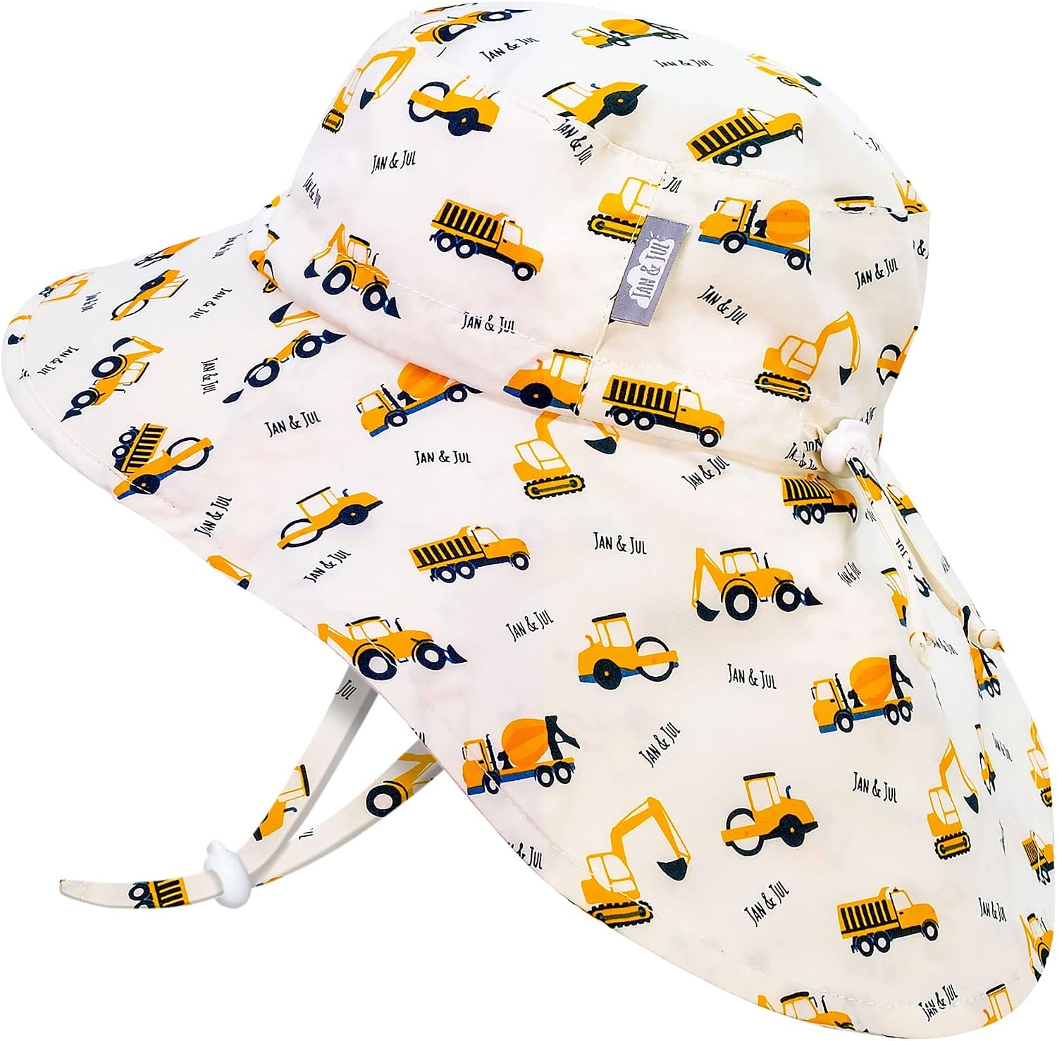 JAN & JUL Kids’ Adjustable Cotton Xplorer Sun Hat 50+ UPF