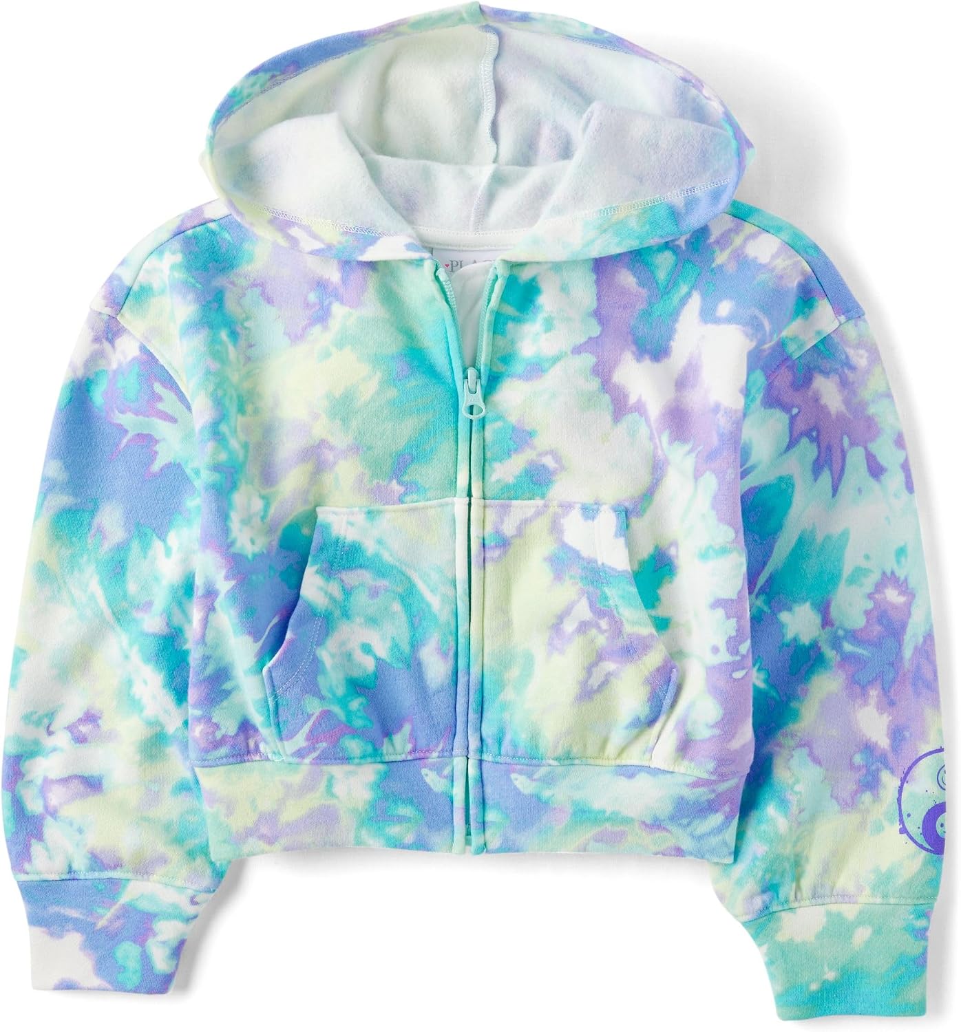 The Children’s Place Girls’ Long Sleeve Hooded Fleece Full Zip Up