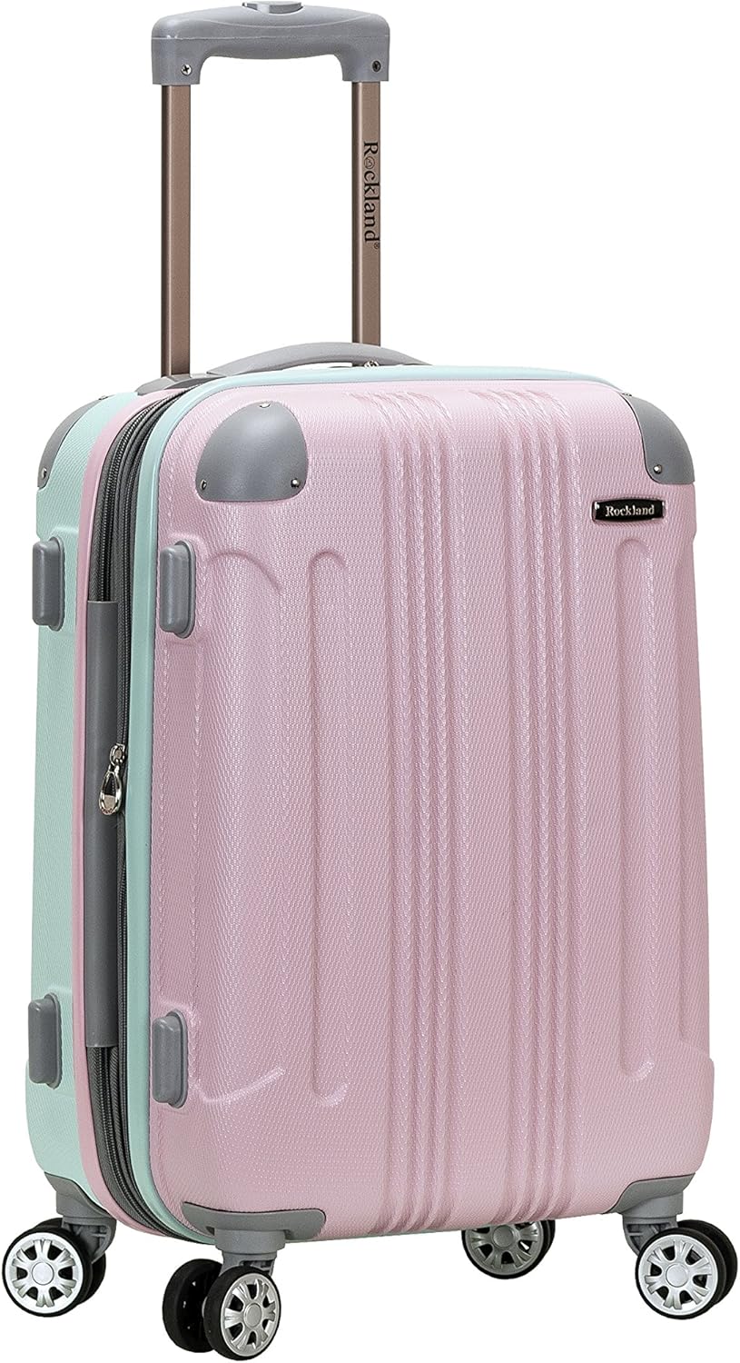 Rockland London Hardside Spinner Wheel Luggage, Carry-On 20″, Mint