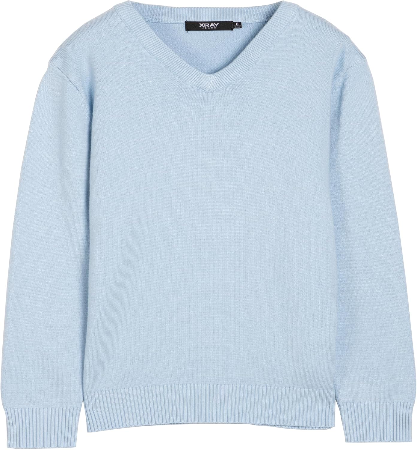 X RAY Boys School Uniform Sweater V-Neck (XS – XXL), Big Boys’ & Little Kids Youth Long Sleeve V Neck Pullover Sweater
