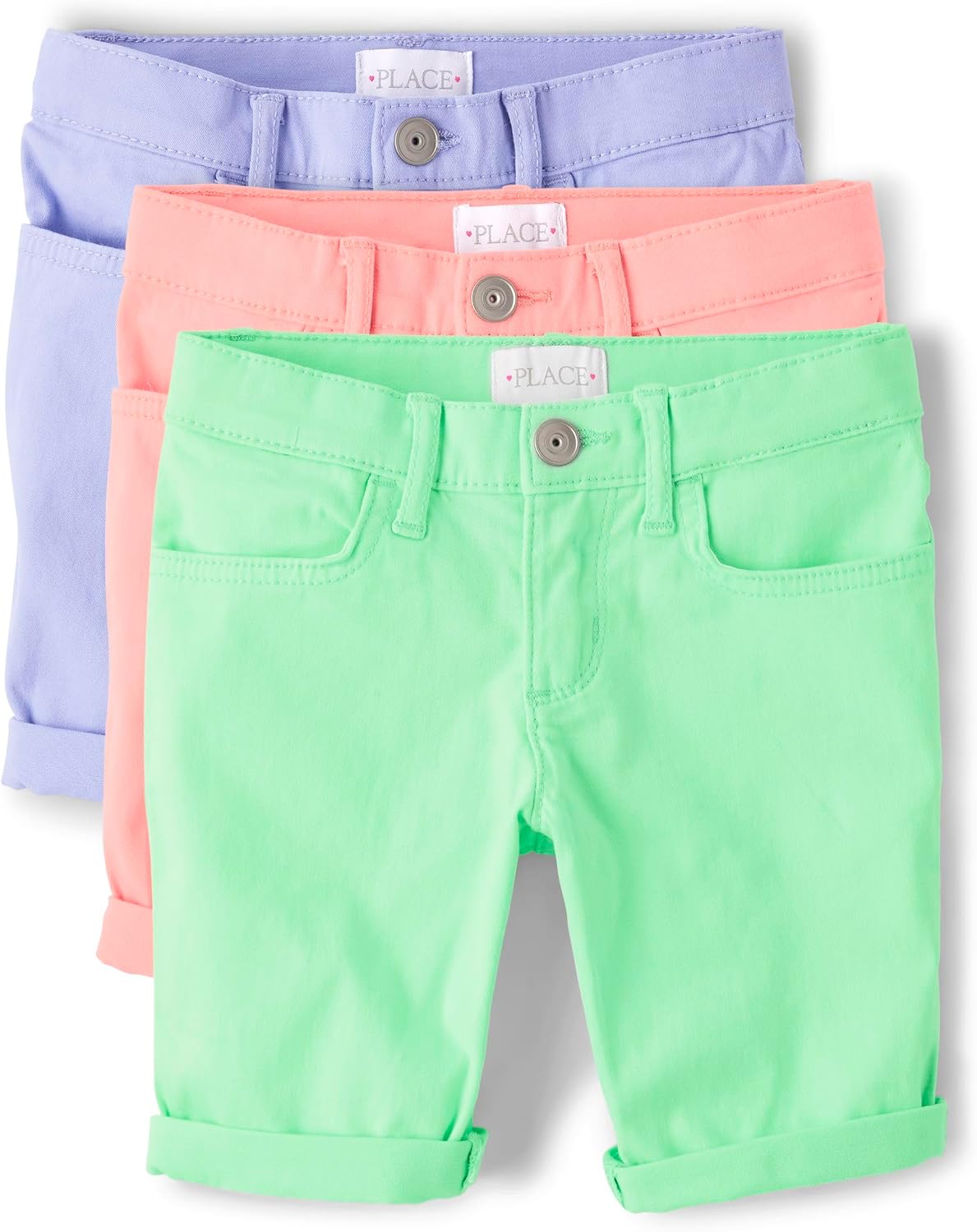 The Children’s Place Girls’ Solid Skimmer Shorts