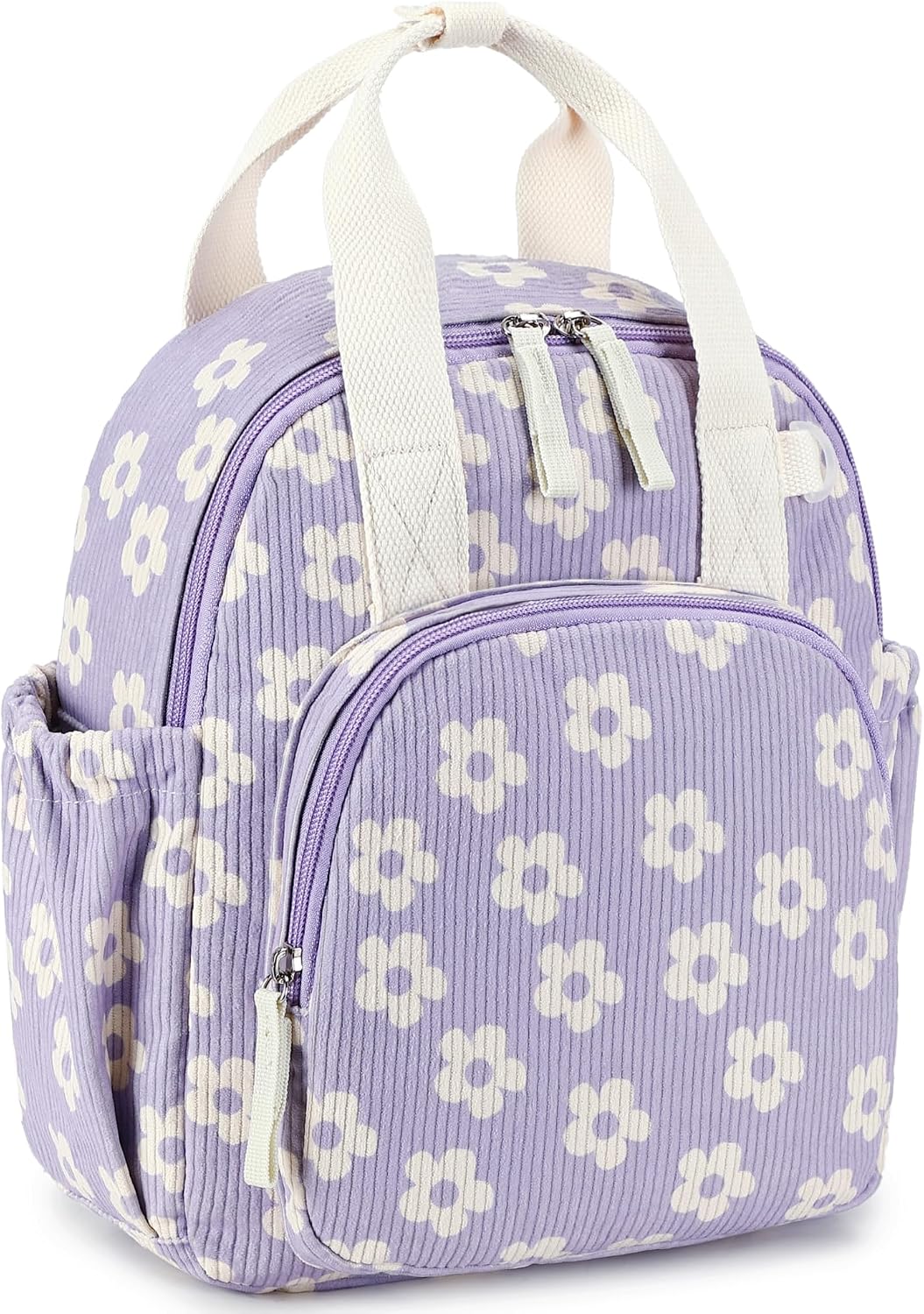 Bluboon Toddler Backpack for Girls Boys 2-4 Cute 12″ Preschool Kindergarten Backpacks Kids Daycare Bags School Travel (Flower-purple, Age 2-4 (12″ H not Fit A4 Folder))