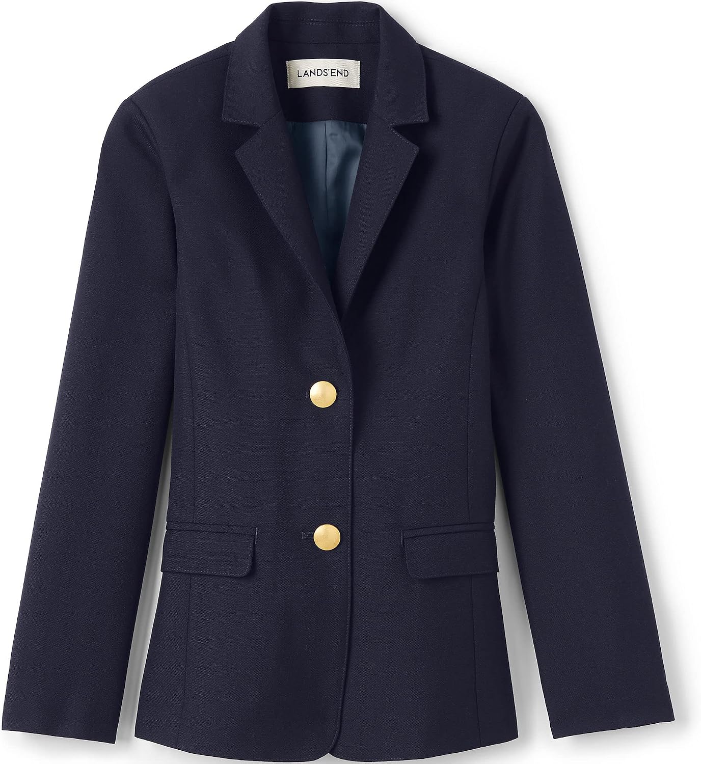 Lands’ End School Uniform Girls Hopsack Blazer