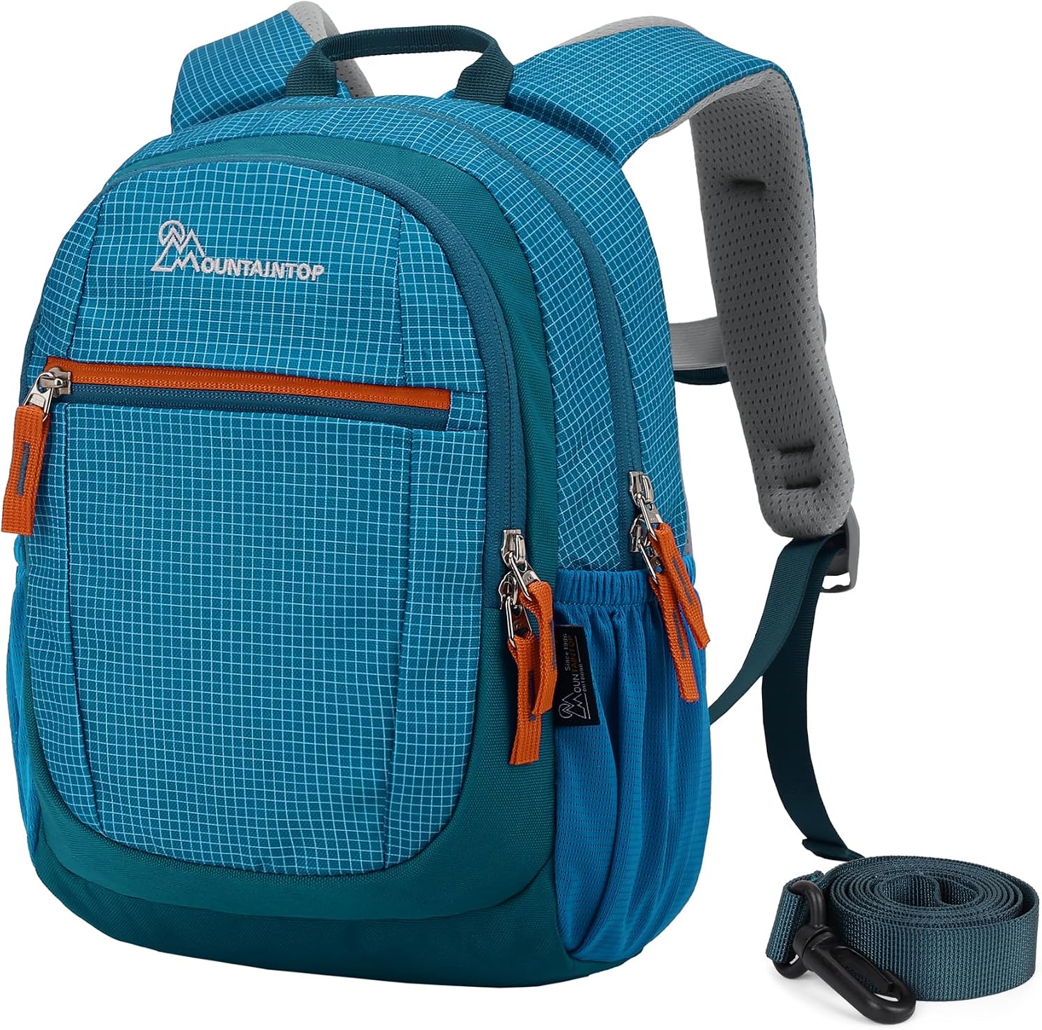 MOUNTAINTOP 8L Toddler Backpack for 1-3 Year Olds, Mini Backpack with Leash for Boys Girls, 32 * 14 * 24CM