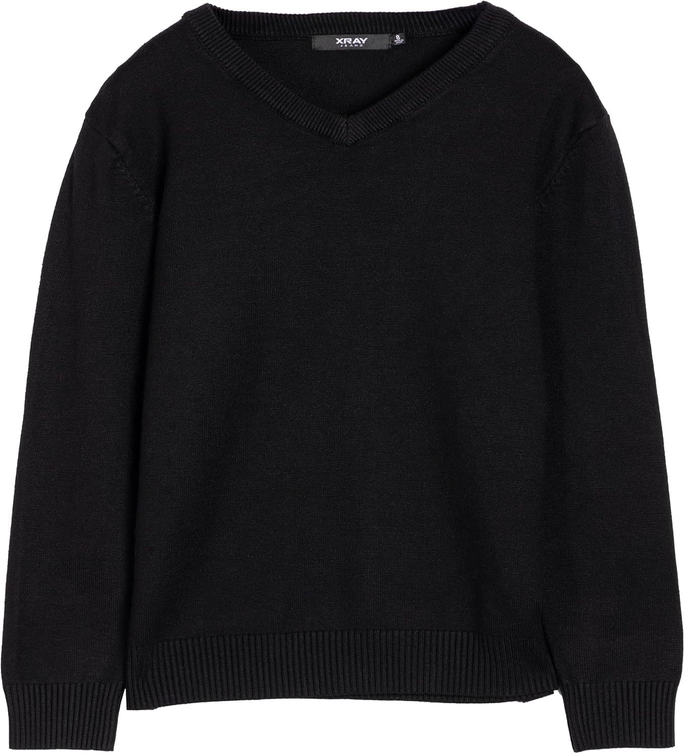 X RAY Boys School Uniform Sweater V-Neck (XS – XXL), Big Boys’ & Little Kids Youth Long Sleeve V Neck Pullover Sweater
