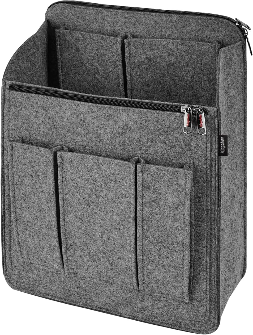 Large Capacity Backpack Organizer Insert – Felt Storage Insert for 10″+ Backpacks, Rucksacks & Travel Bags | Vertical Design with Shoulder Strap Slot & Interior Pocket