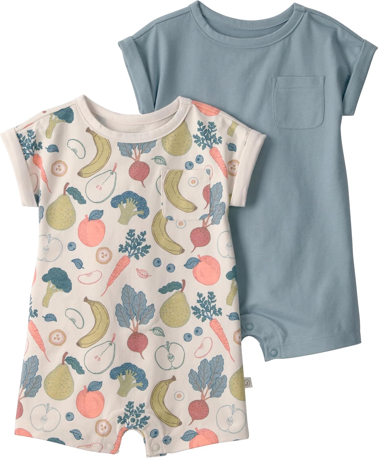 little planet by carter’s Unisex Baby Organic Cotton Gauze Shortall