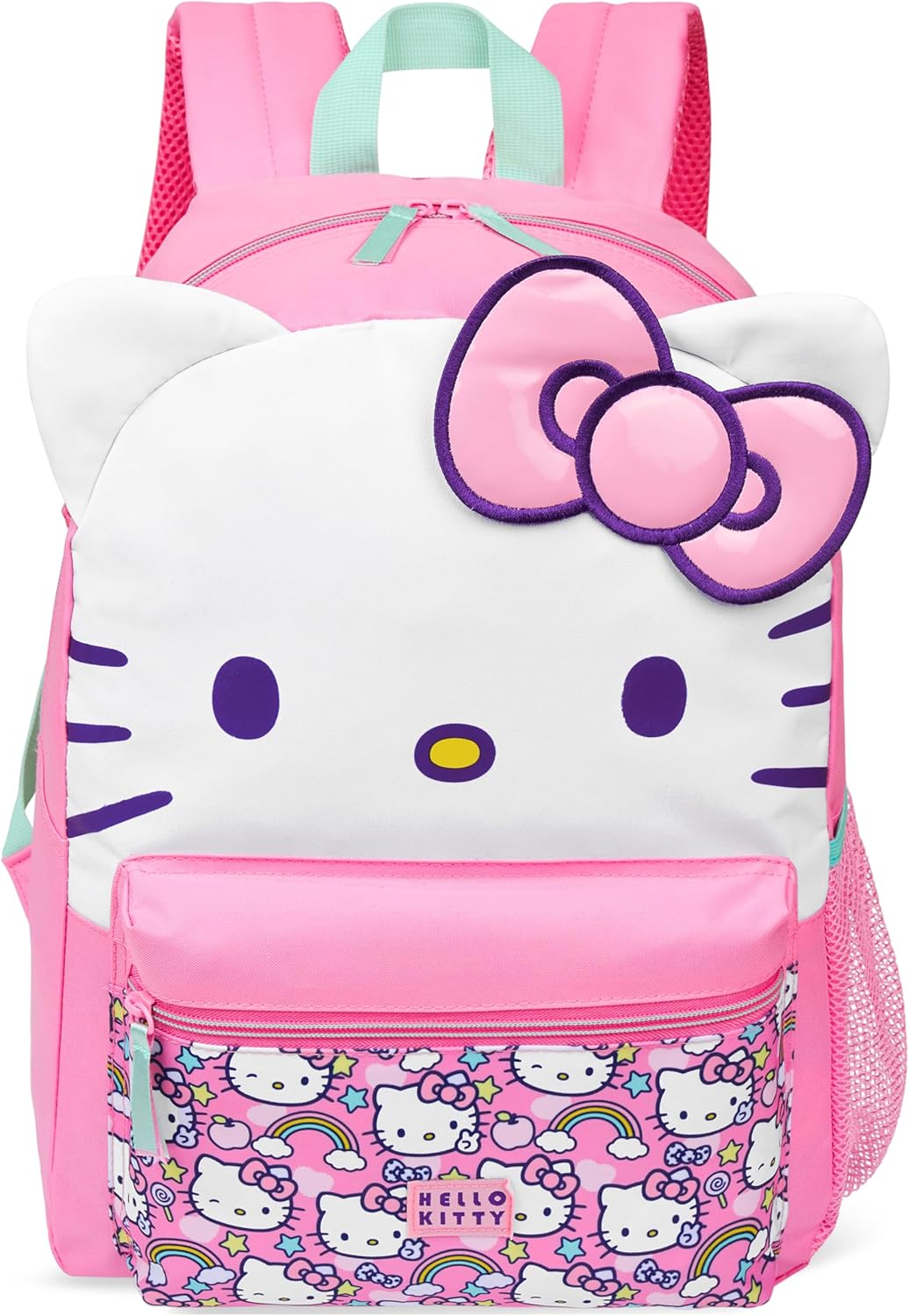 Hello Kitty Sanrio Backpack for Girls 3D Bow Kawaii Anime Rucksack Daypack for Kids Cute Stuff Back to School Supplies Backpacks Gifts for Girls