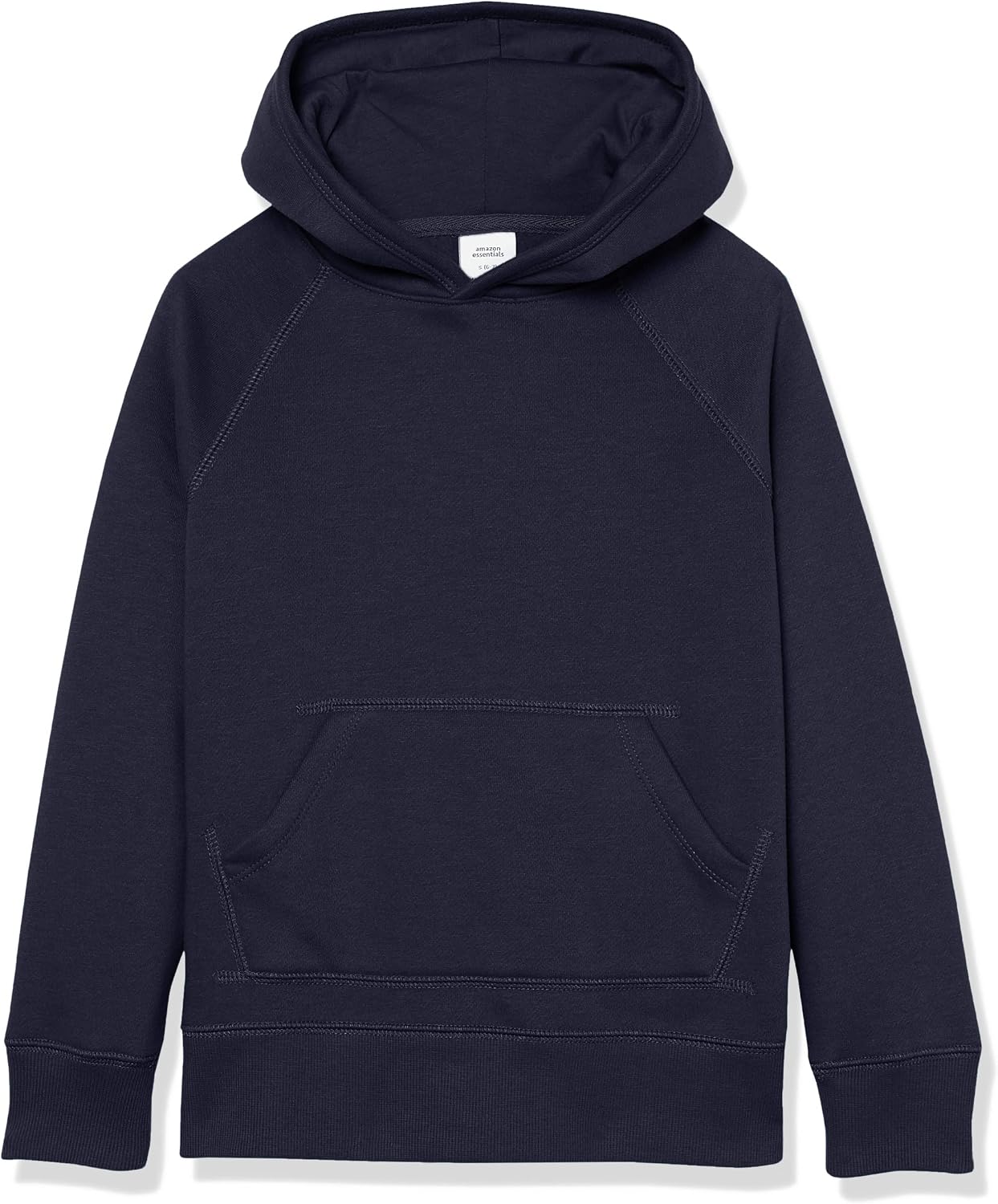 Amazon Essentials Girls and Toddlers’ Pullover Hoodie Sweatshirt, Soft Brushed Fleece