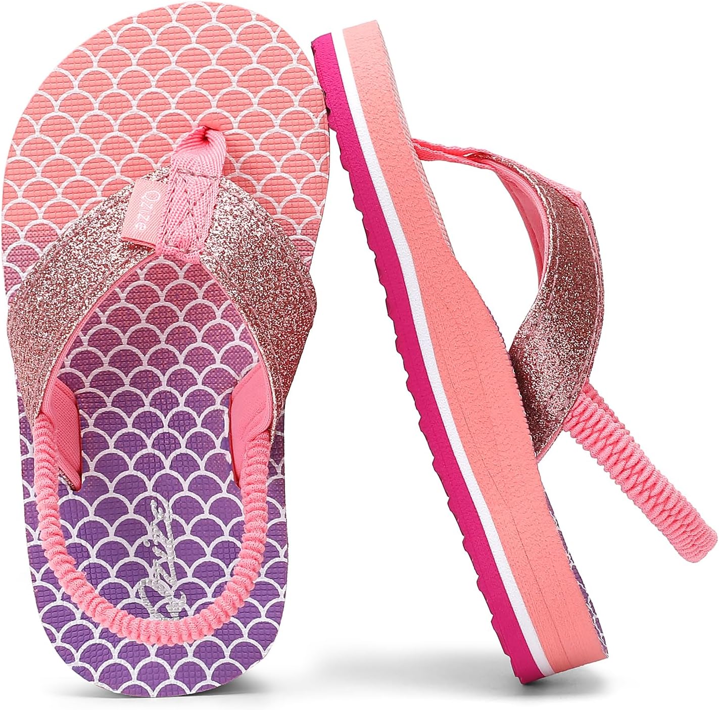 Kids Flip Flops Summer Toddler Sandals for Boys and Girls – Lightweight Quick-Dry Pool Slides for Beach, Shower, Bath