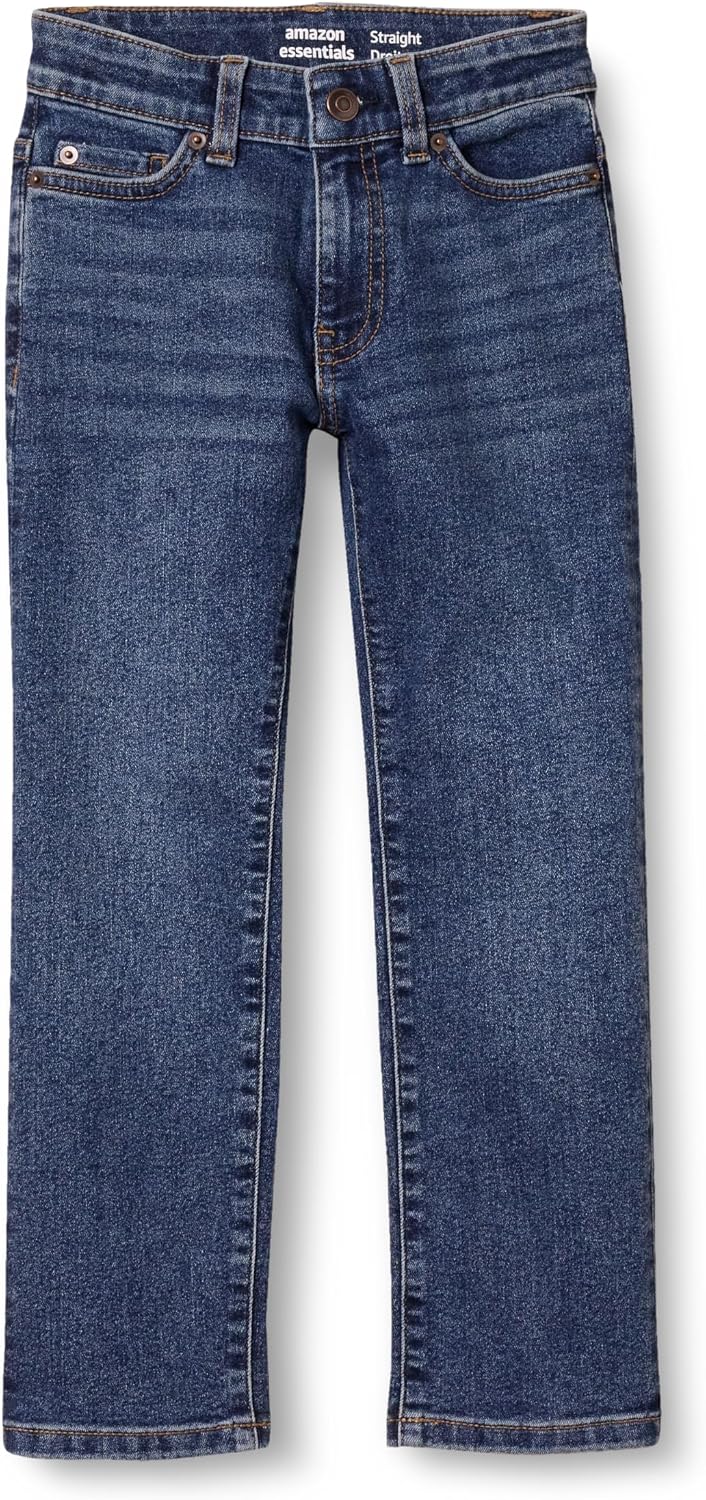 Amazon Essentials Stretch Straight-Fit Jeans Regular Straight-Fit Jeans
