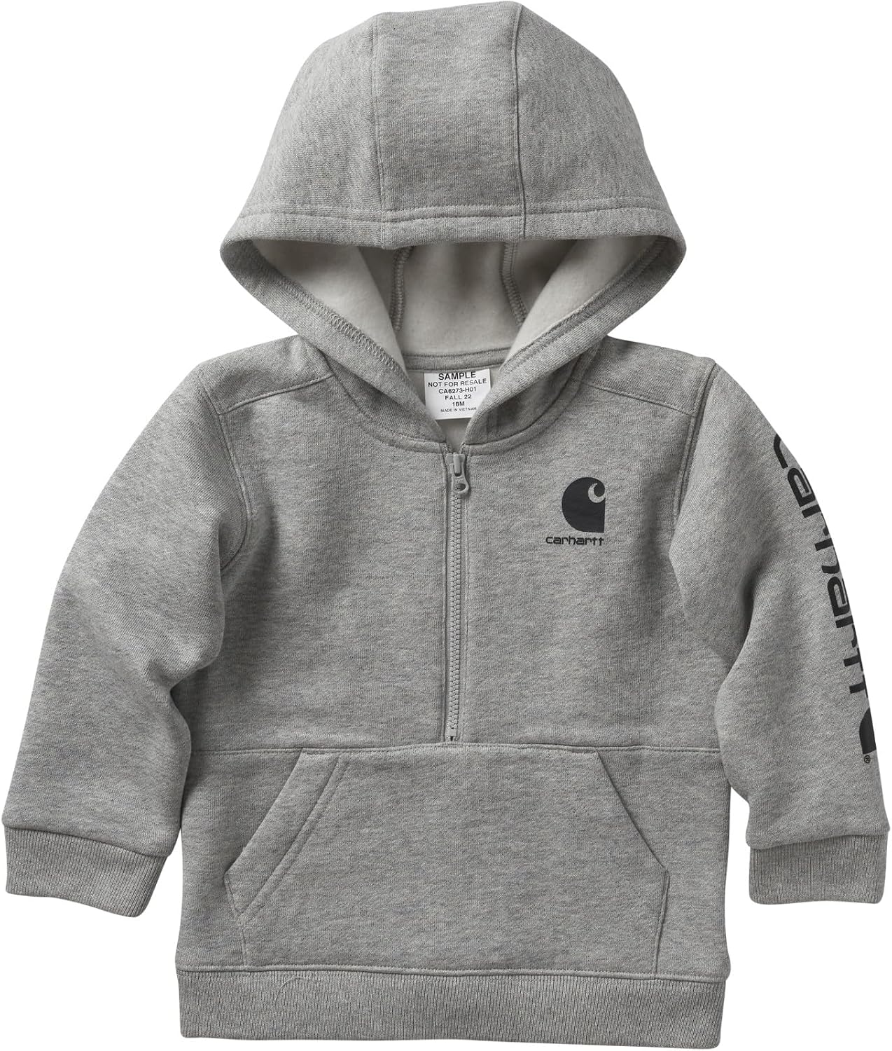Carhartt Kid’s CA6273 Long-Sleeve Half-Zip Sweatshirt – Boys