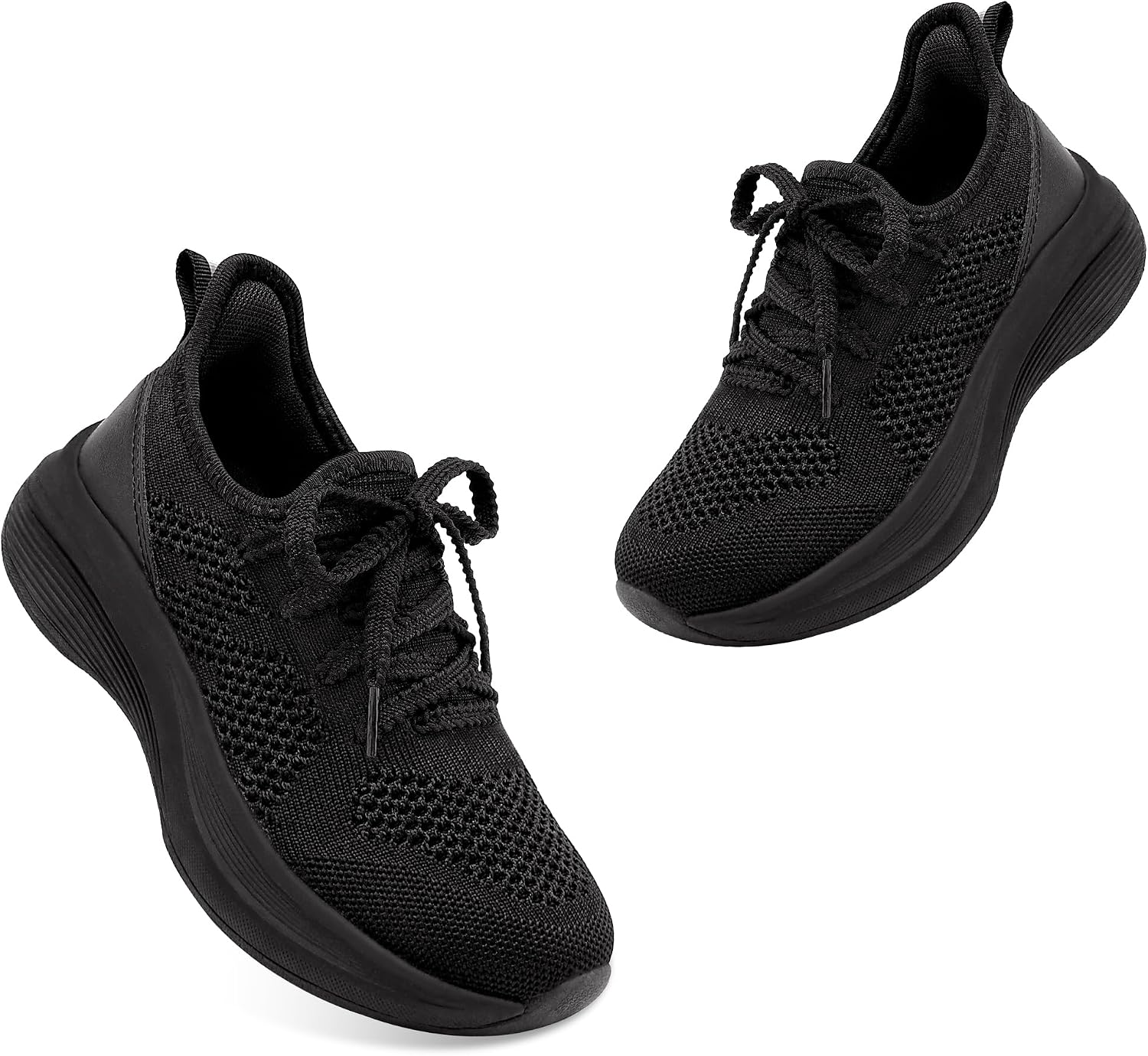 Stelle Girls Sneakers Kids Tennis Running Walking Shoes Slip-On Athletic Non Slip Lightweight Breathable Sport Shoes for Little/Big Kid