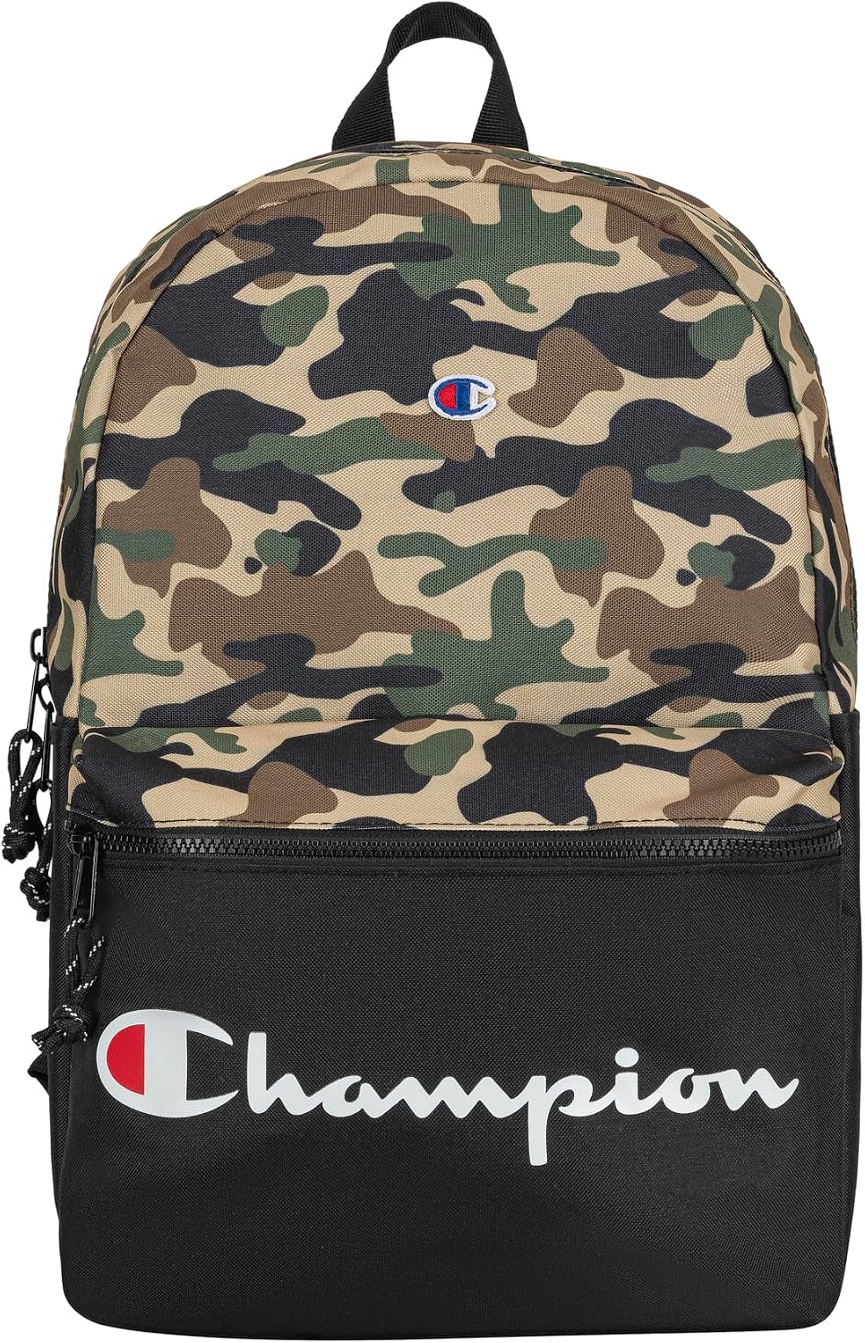 Champion Manuscript Backpack with Padded Adjustable Straps, Water Bottle Pocket for Work, Travel, Daily Use