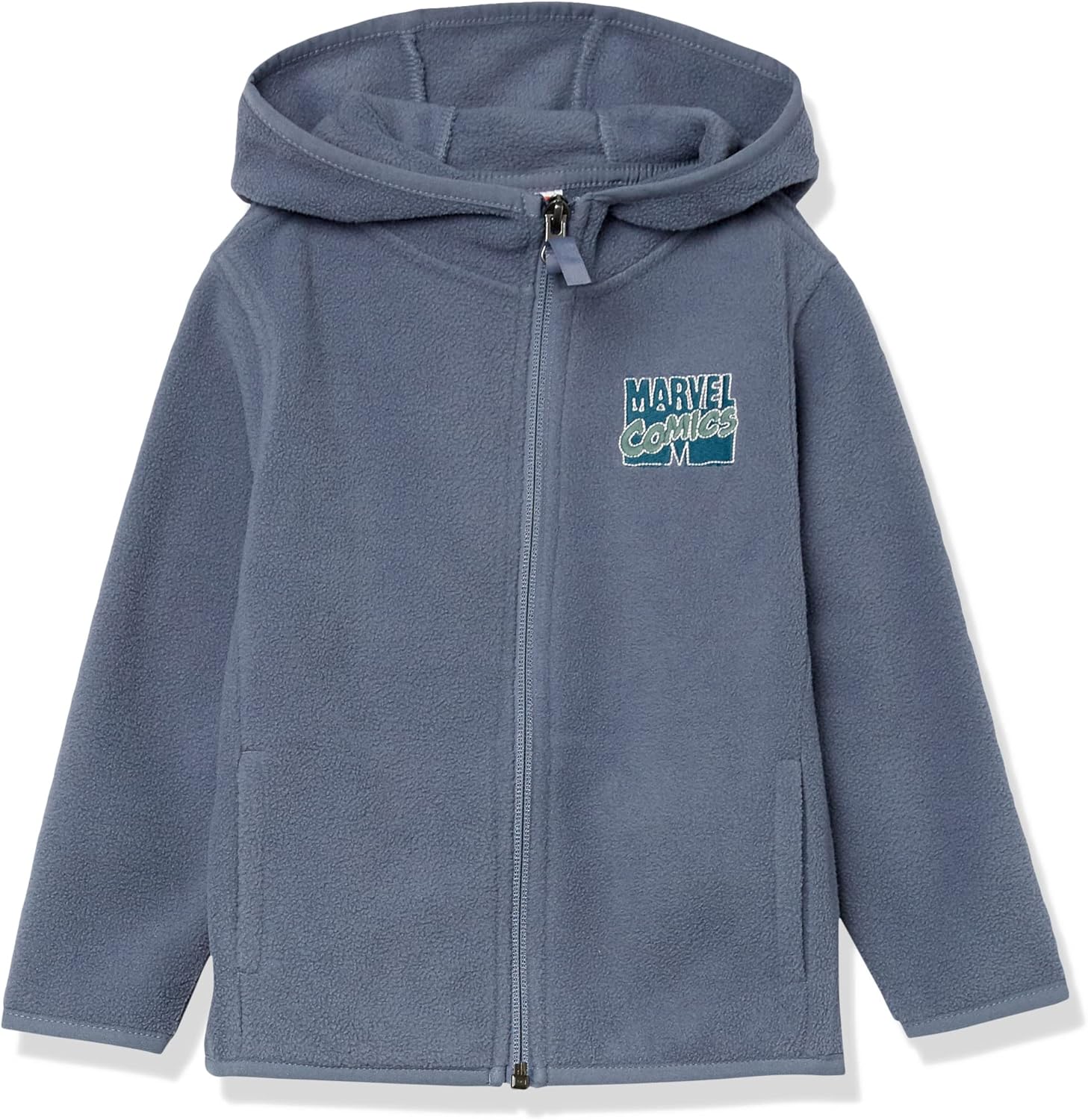 Amazon Essentials Disney | Marvel | Star Wars Boys and Toddlers’ Polar Fleece Full-Zip Hooded Jacket