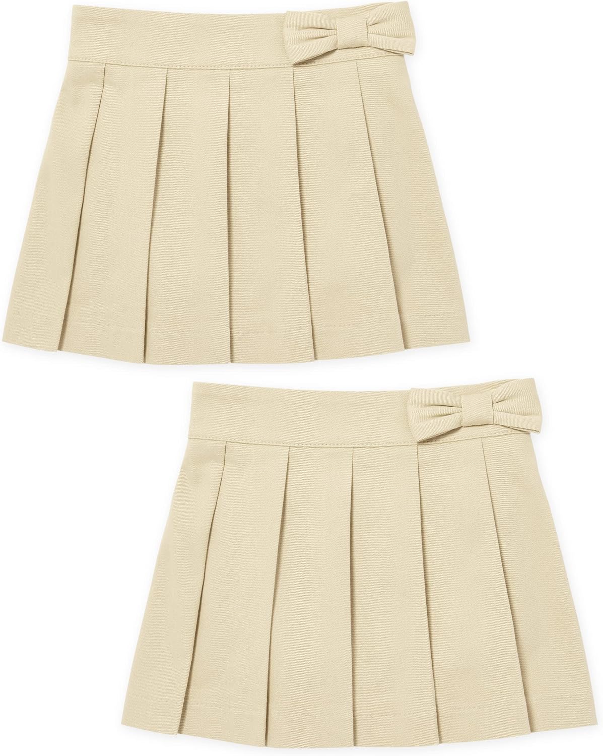 The Children’s Place Toddler Girls’ Uniform Bow Pleated Skort