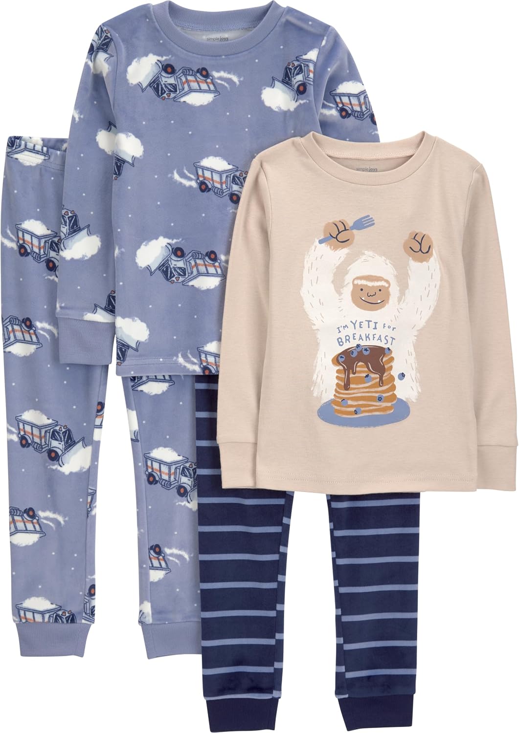Simple Joys by Carter’s Boys 4 piece Pajama Set