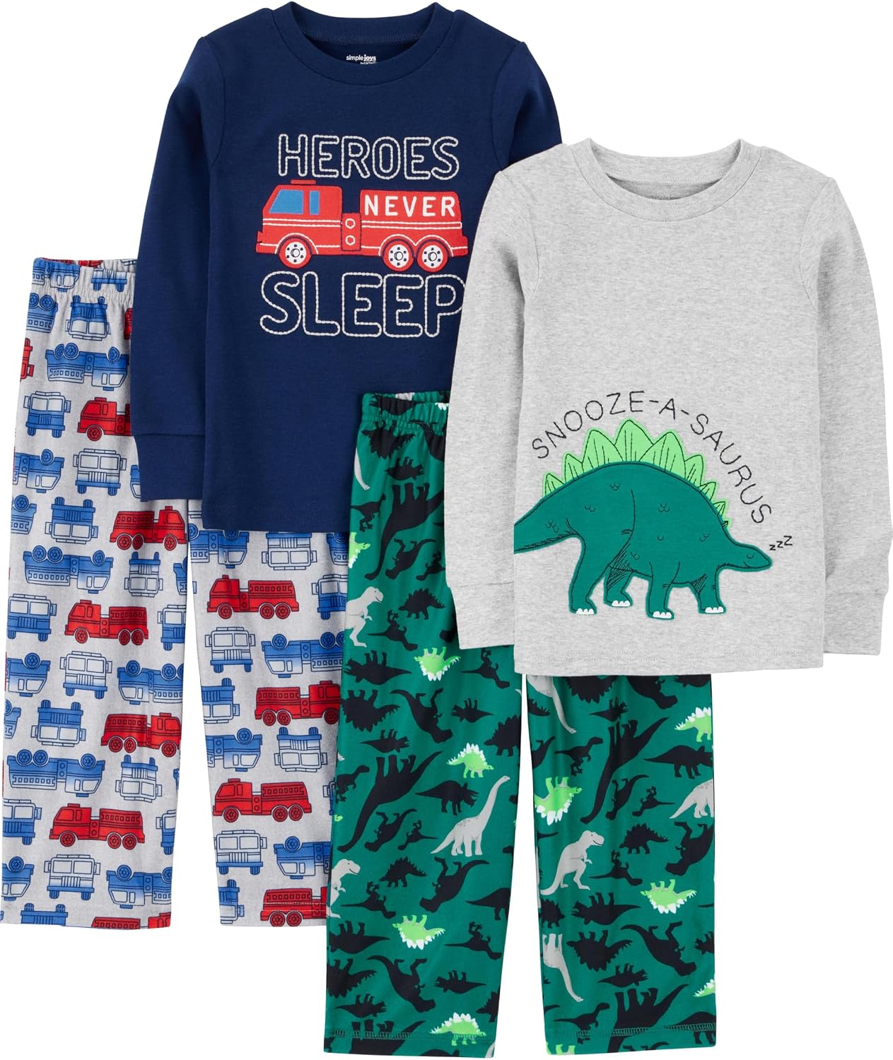 Simple Joys by Carter’s Boys 4 piece Pajama Set
