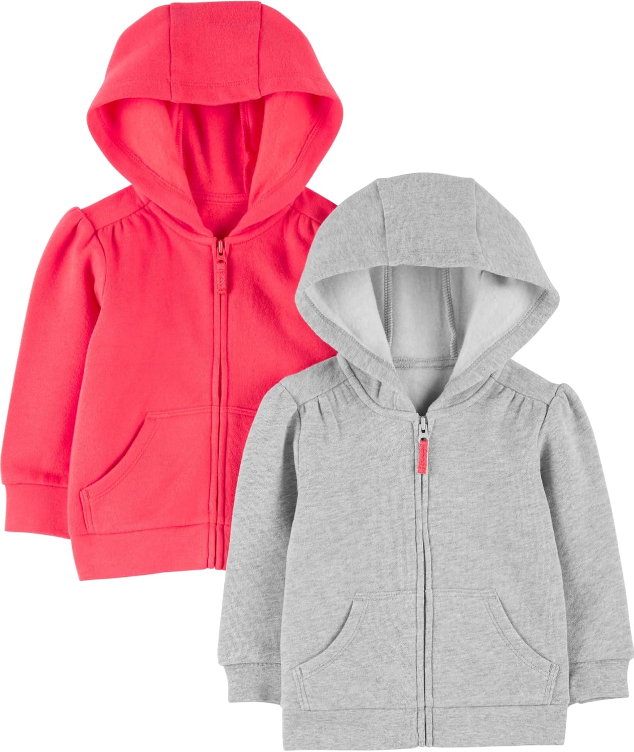 Simple Joys by Carter’s Girls’ 2-pack Full Zip Hoodies
