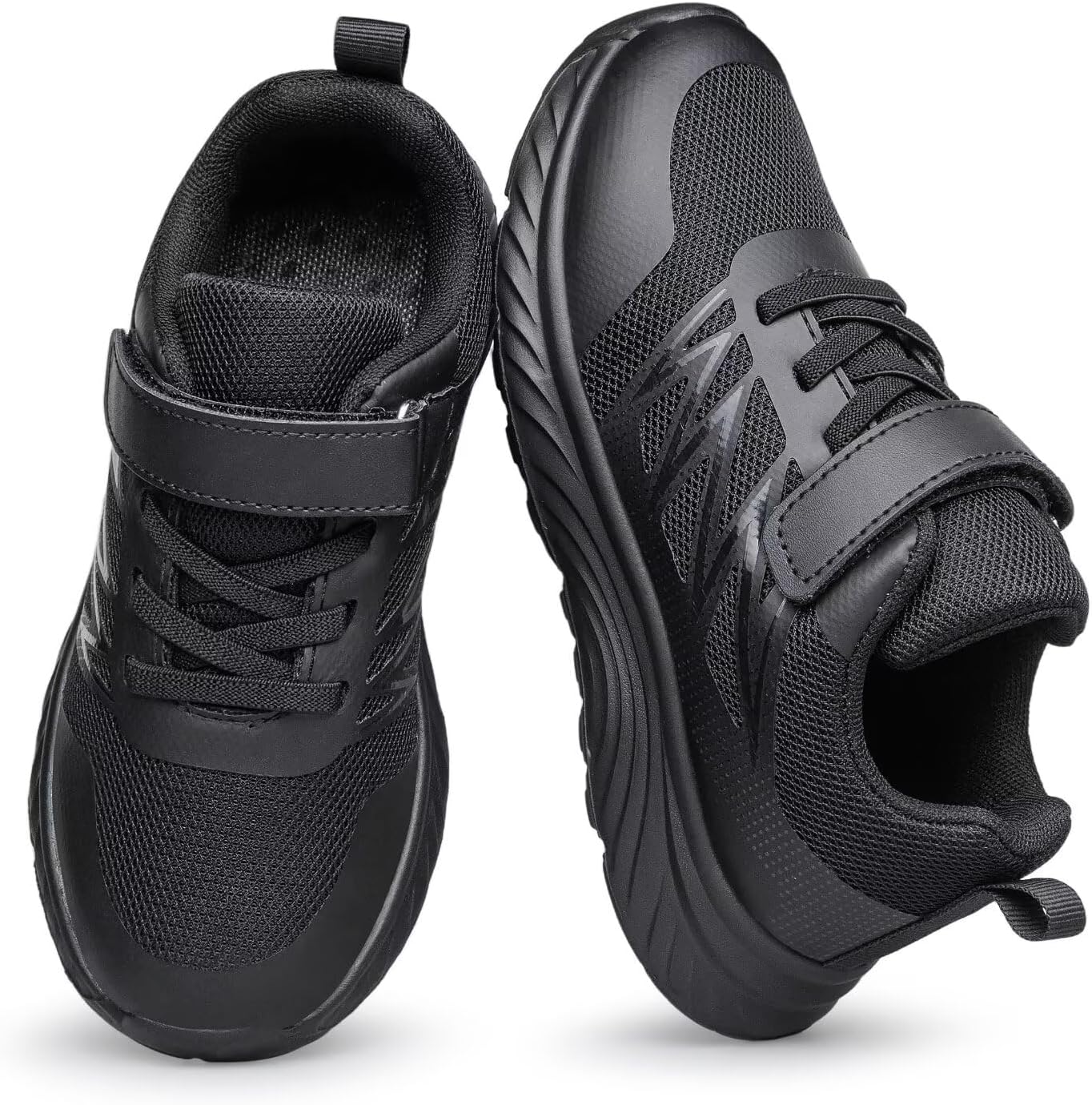 Kids Sneakers School Shoes Walking Running Toddler/Big/Little Kid Hook & Loop Breathable Mesh Non-Slip Lightweight