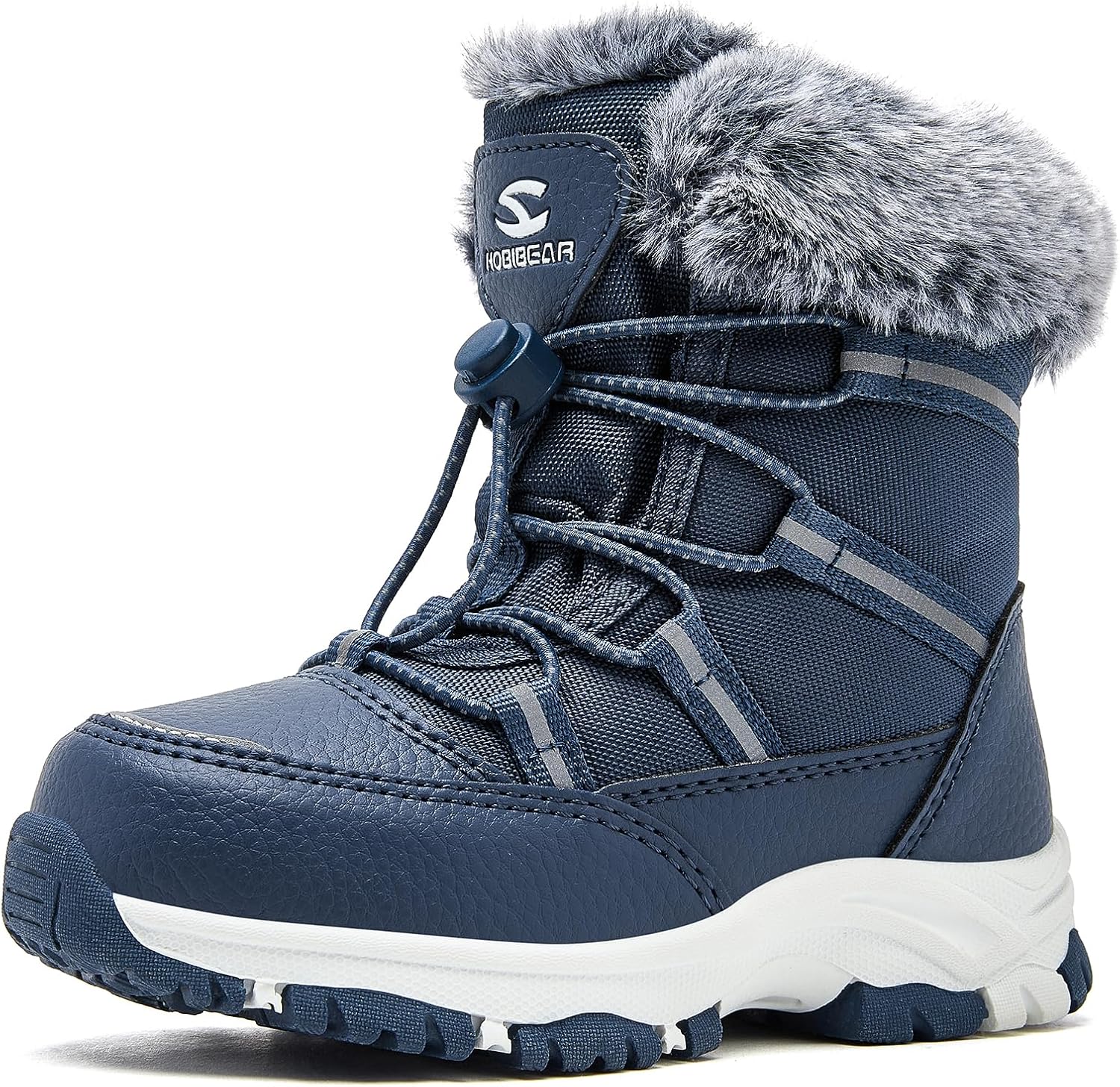 HOBIBEAR Girls Boys Toddler Snow Boots Waterproof Slip Resistant Outdoor Winter Boot Shoes(Toddler/Little Kids/Big Kids)