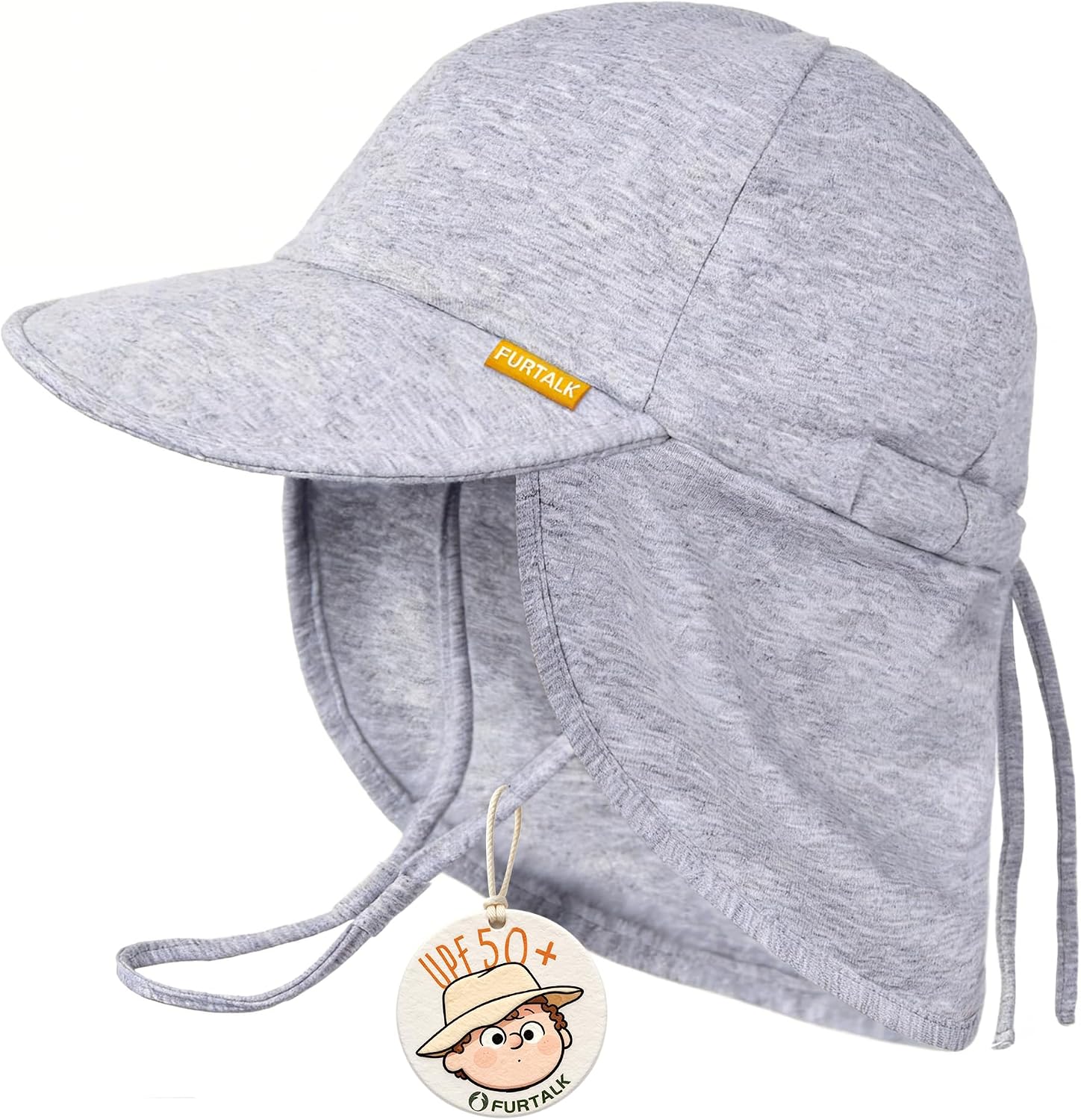 FURTALK Baby Sun Hat UPF 50+ UV Ray Sun Protection Cotton Toddler Hats for Boys Girls