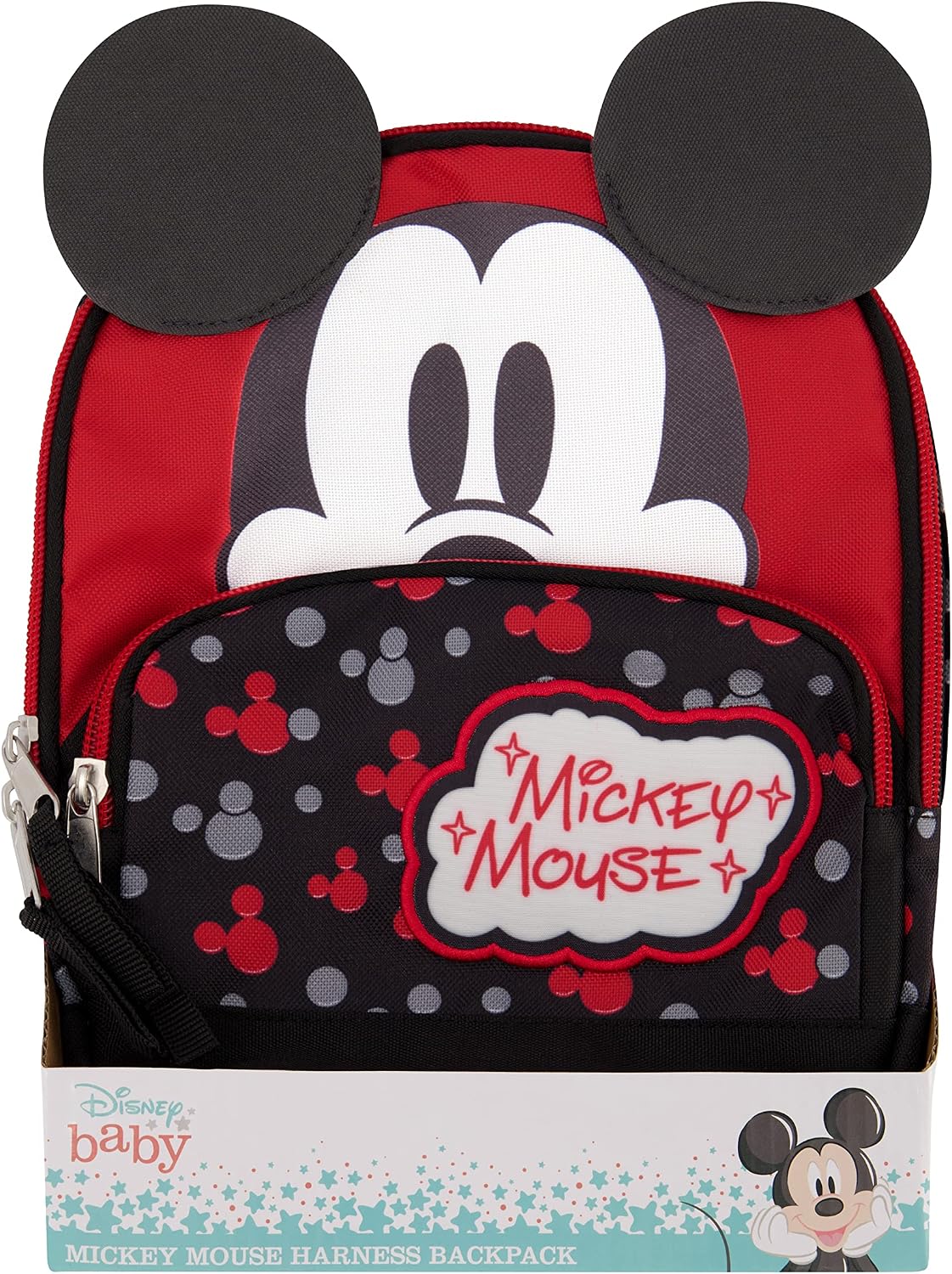 Disney Harness Backpack with Removable Tether – Travel Toddler Safety Backpack – Anti-Lost Kids’ Mini Backpack – Kids Baby Harness Backpack for Boys Girls