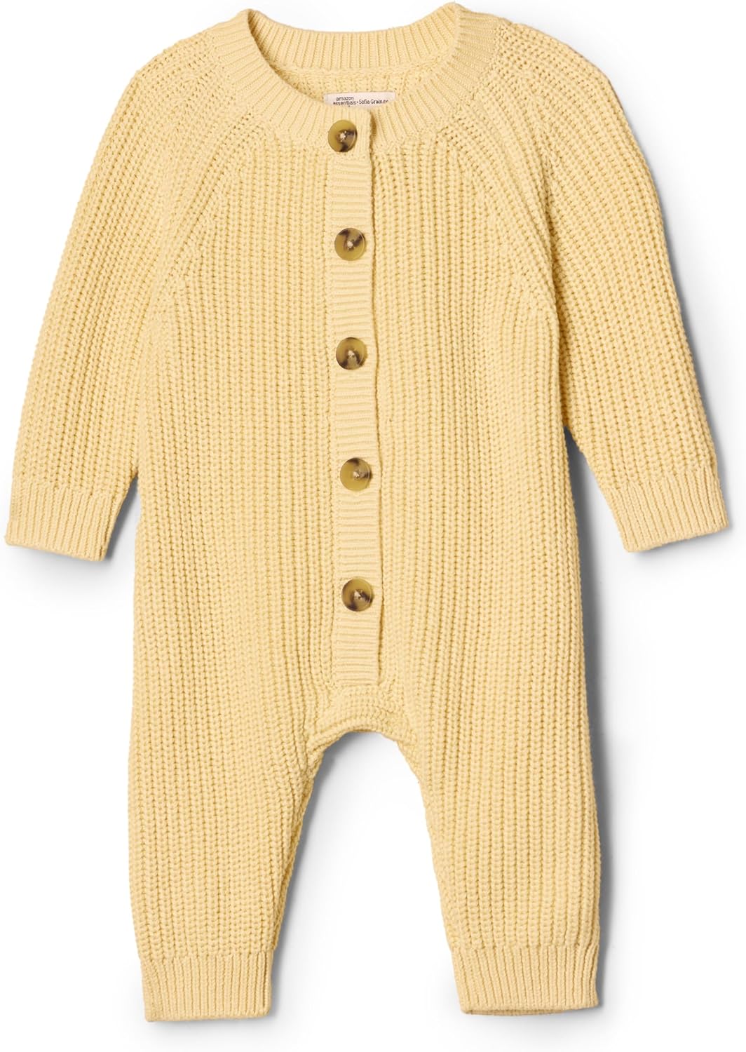 Amazon Essentials x Sofia Grainge Unisex Babies’ Cotton Knit Playsuit