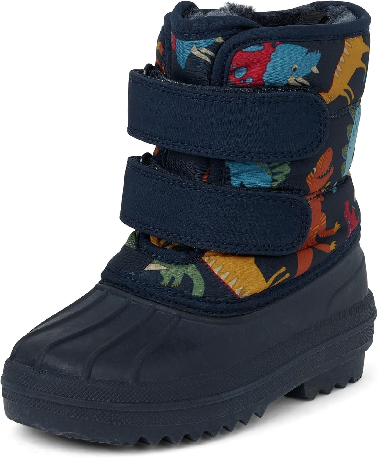 The Children’s Place,Baby Boys and Toddler Faux Fur Trim Snow Boots,Toddler,9