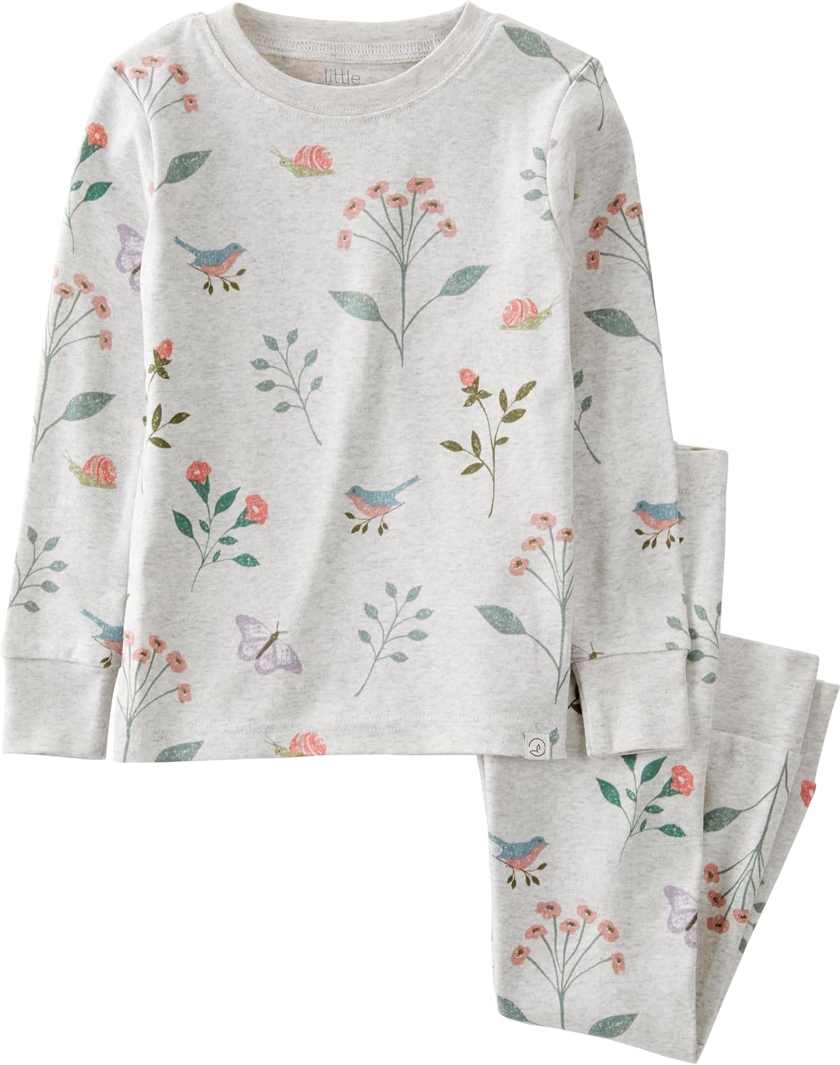 little planet by carter’s Baby Girls’ 2-piece Pajamas Made With Organic Cotton