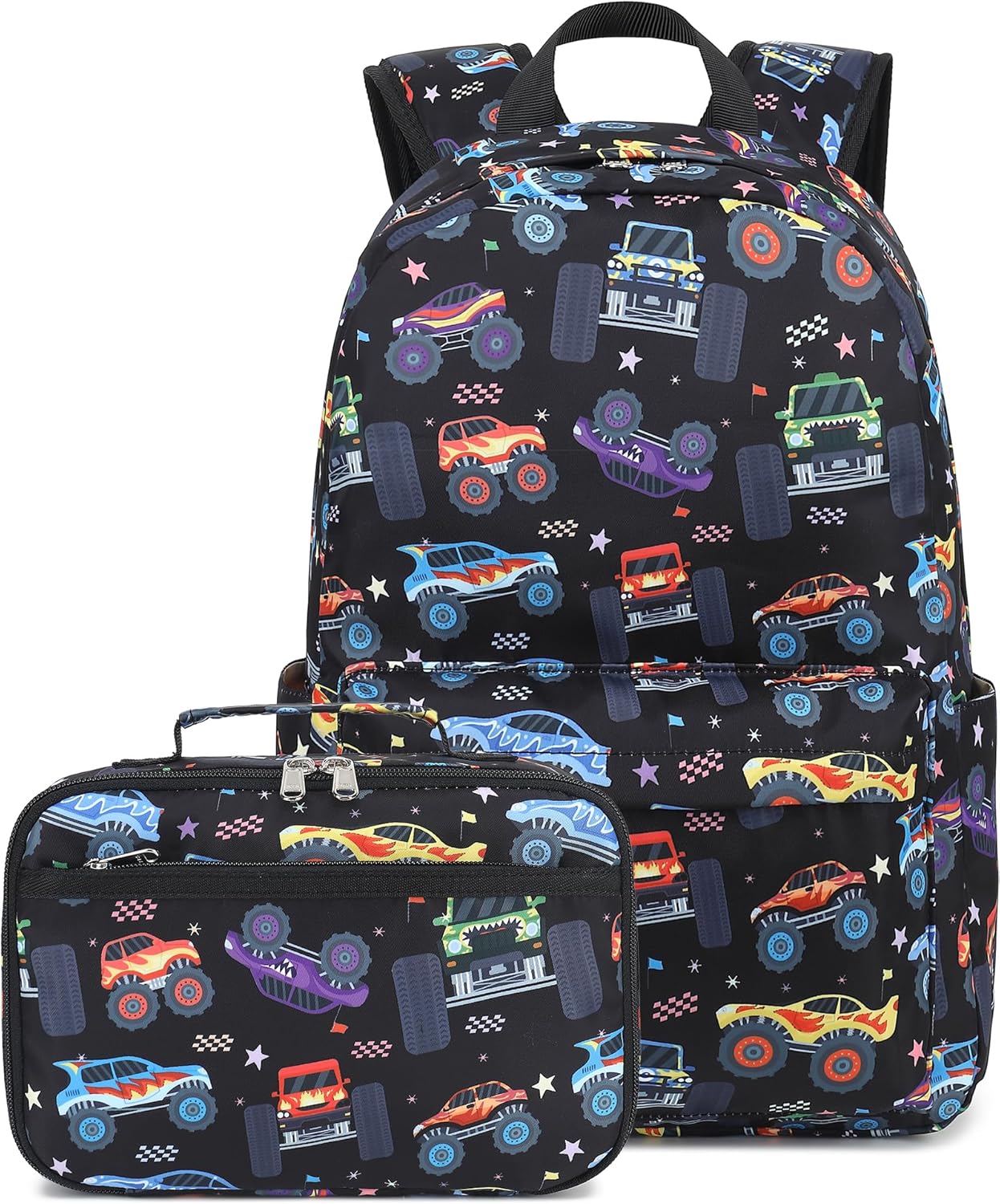 CAMTOP Backpack for Kids, Boys Girls Preschool Backpacks with Lunch Box Toddler Kindergarten School Bookbag Set