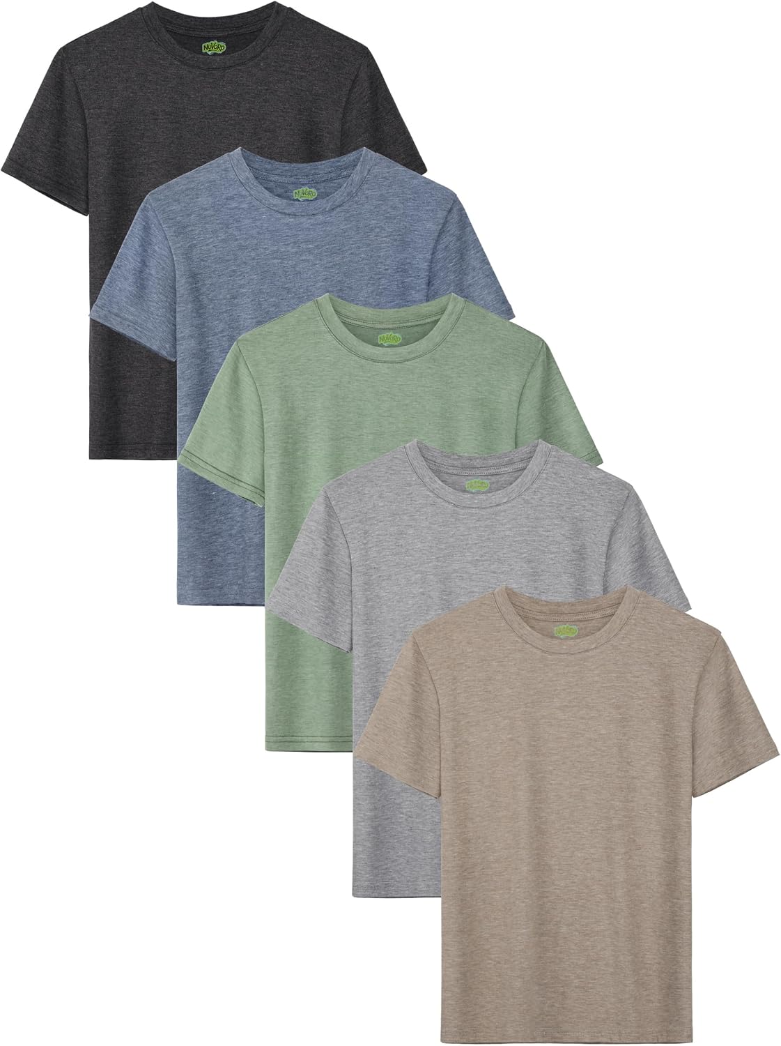 5 Pack Boys Shirts Short Sleeve Boys Tshirts Kids T-Shirts Teen Tops Toddler Clothes for Summer