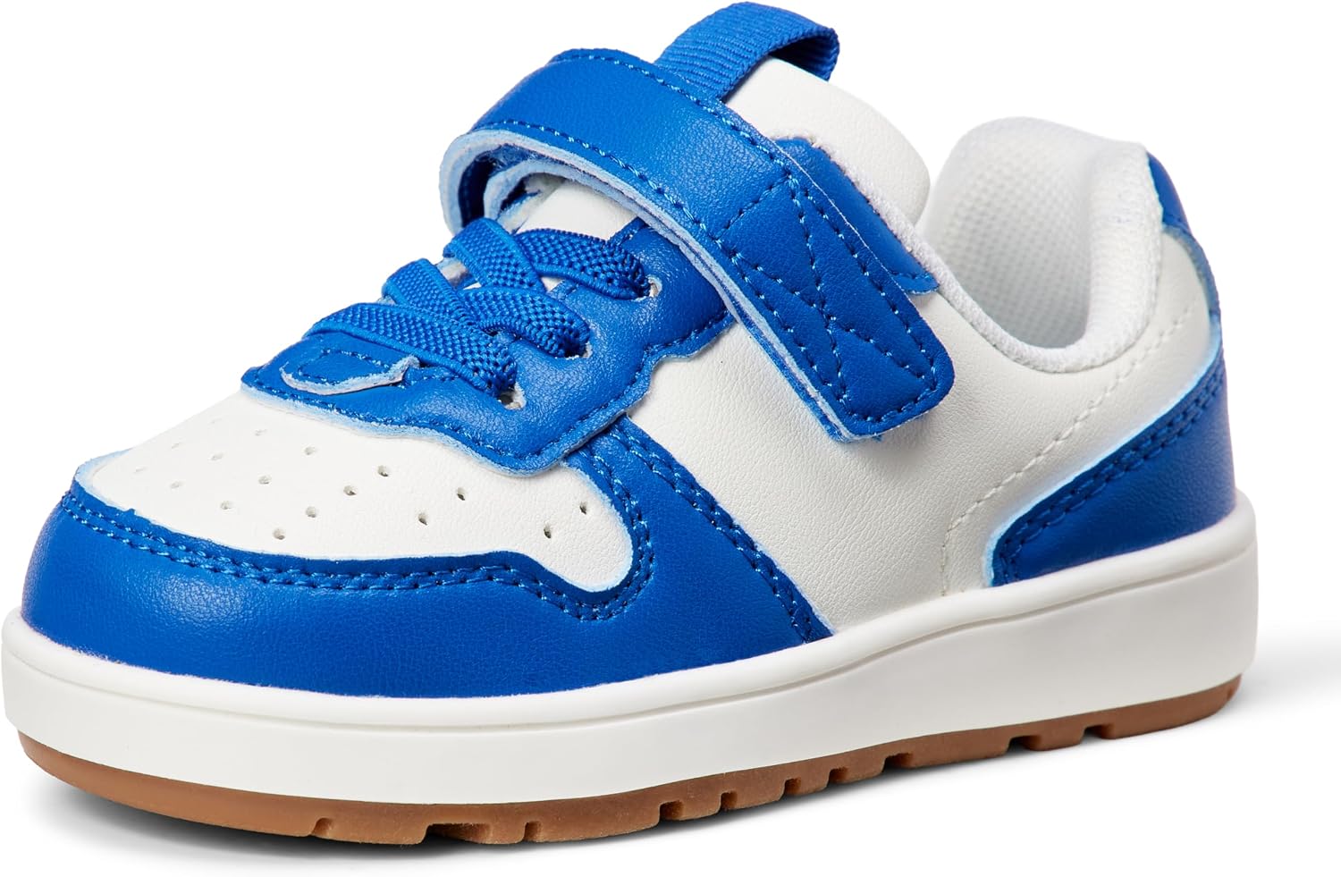 Amazon Essentials Unisex Kids and Toddlers’ Low Top Hook & Loop Court Sneakers for Boys and Girls