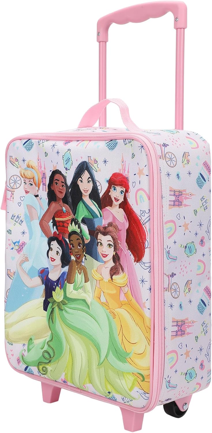 Disney Princess Group Shot & Icons 14″ Youth Pink Pilot Case