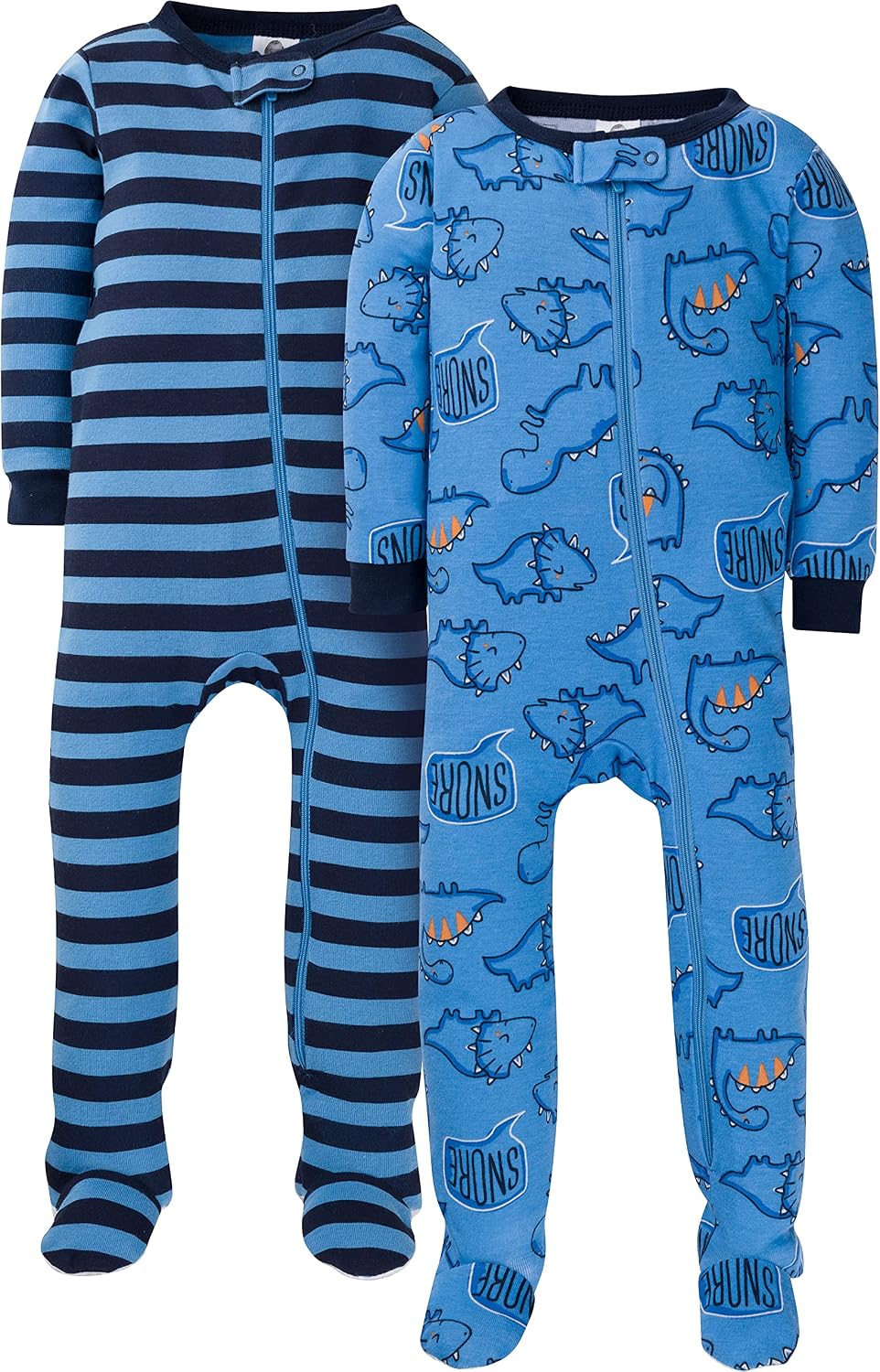 Gerber Baby-Boys 2-Pack Footed Pajamas