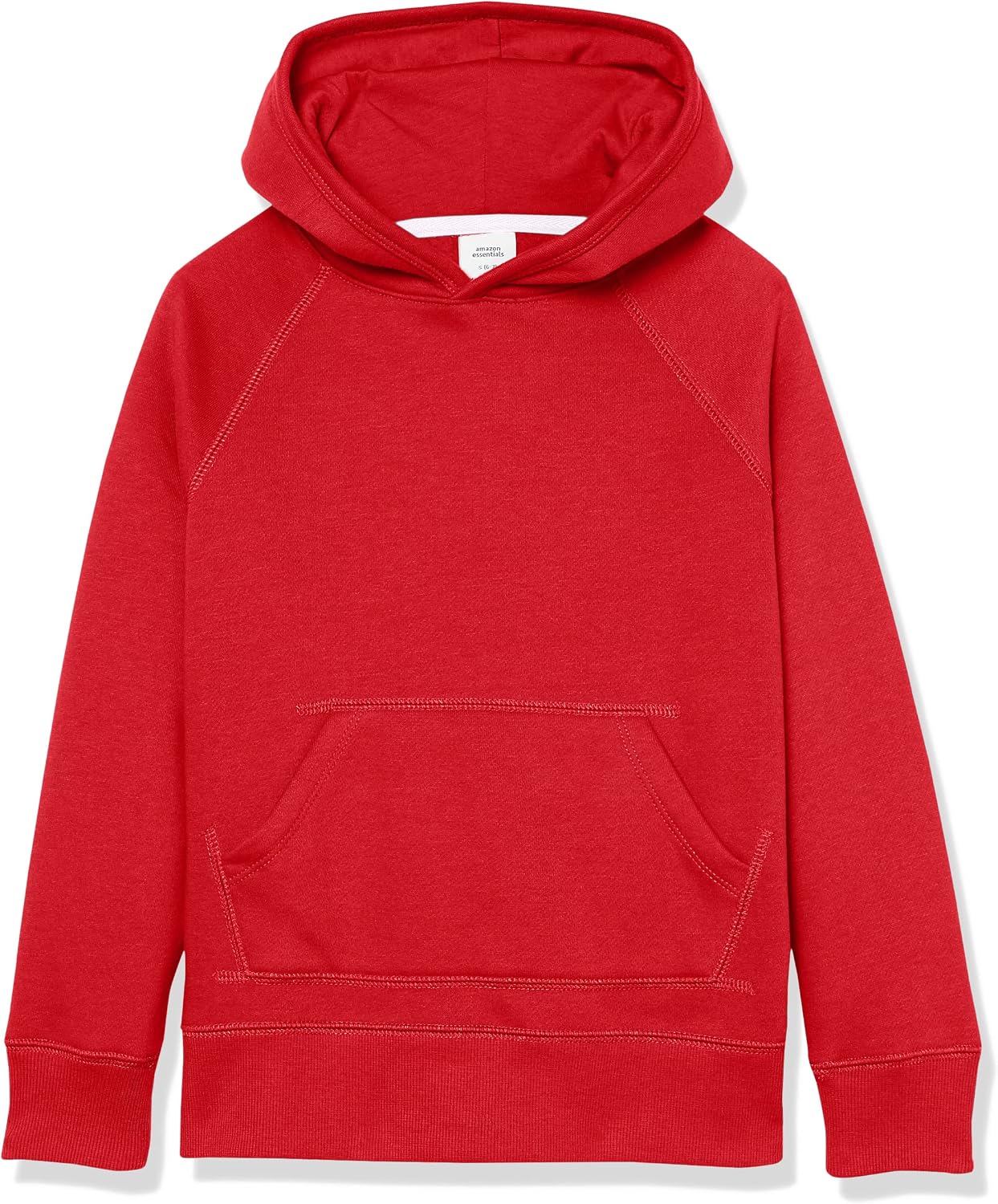 Amazon Essentials Girls and Toddlers’ Pullover Hoodie Sweatshirt, Soft Brushed Fleece